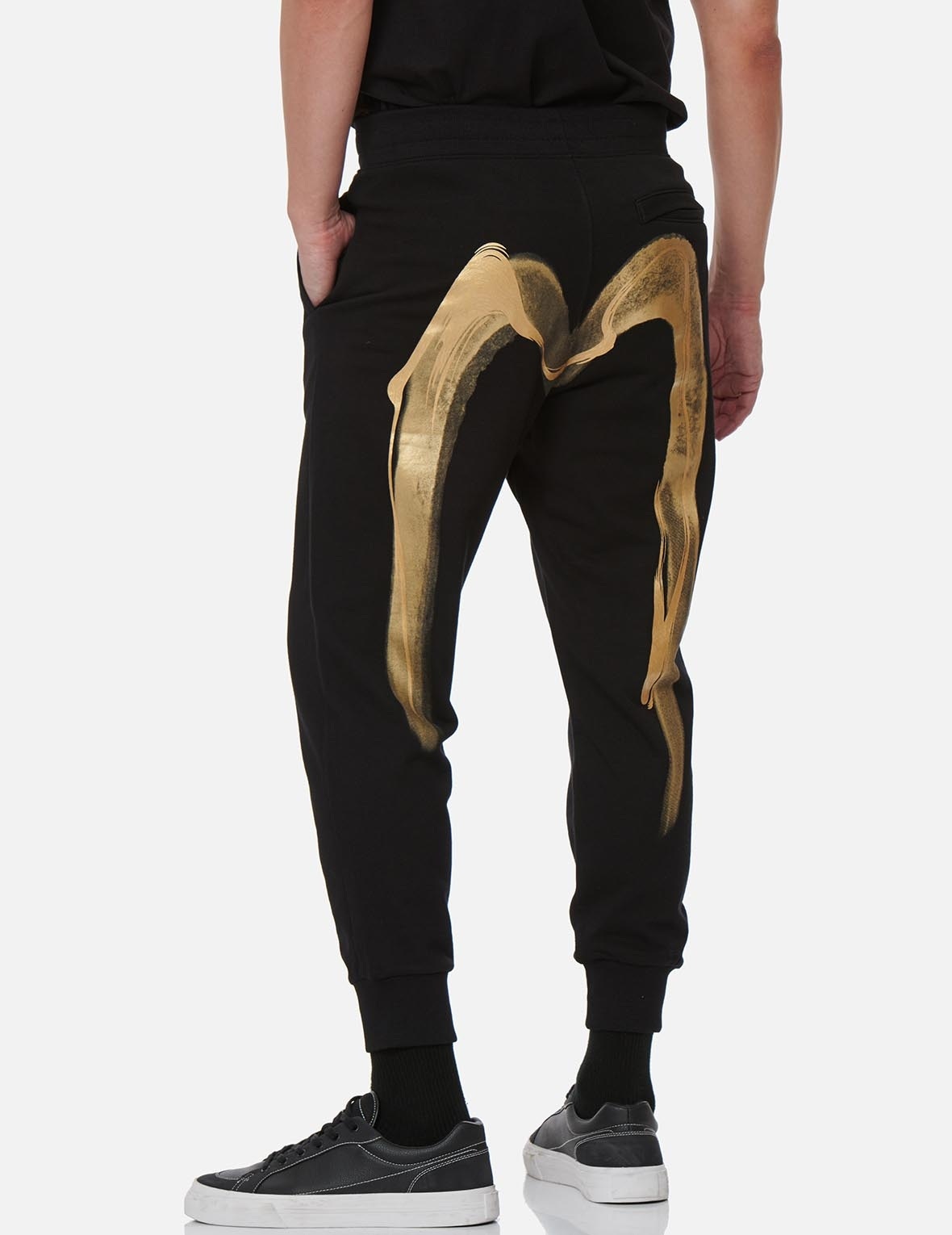 CALLIGRAPHY DAICOCK FOIL-PRINT SWEATPANTS - 3
