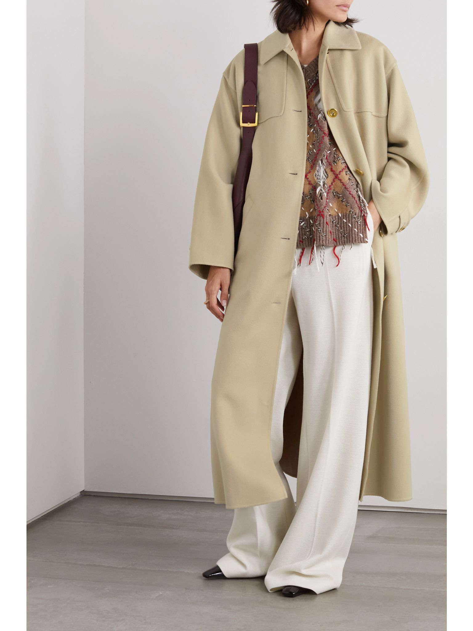 Ardis cashmere coat Beige - 2