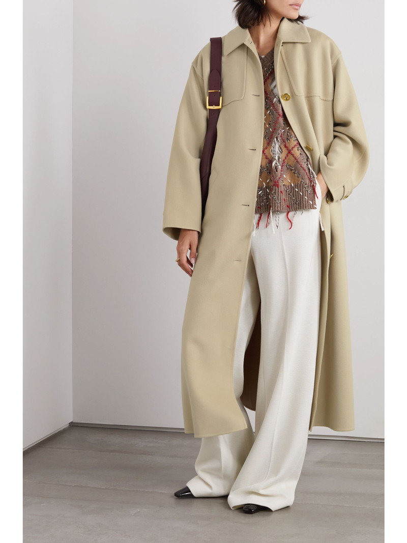 Loro Piana Ardis cashmere coat Beige outlook