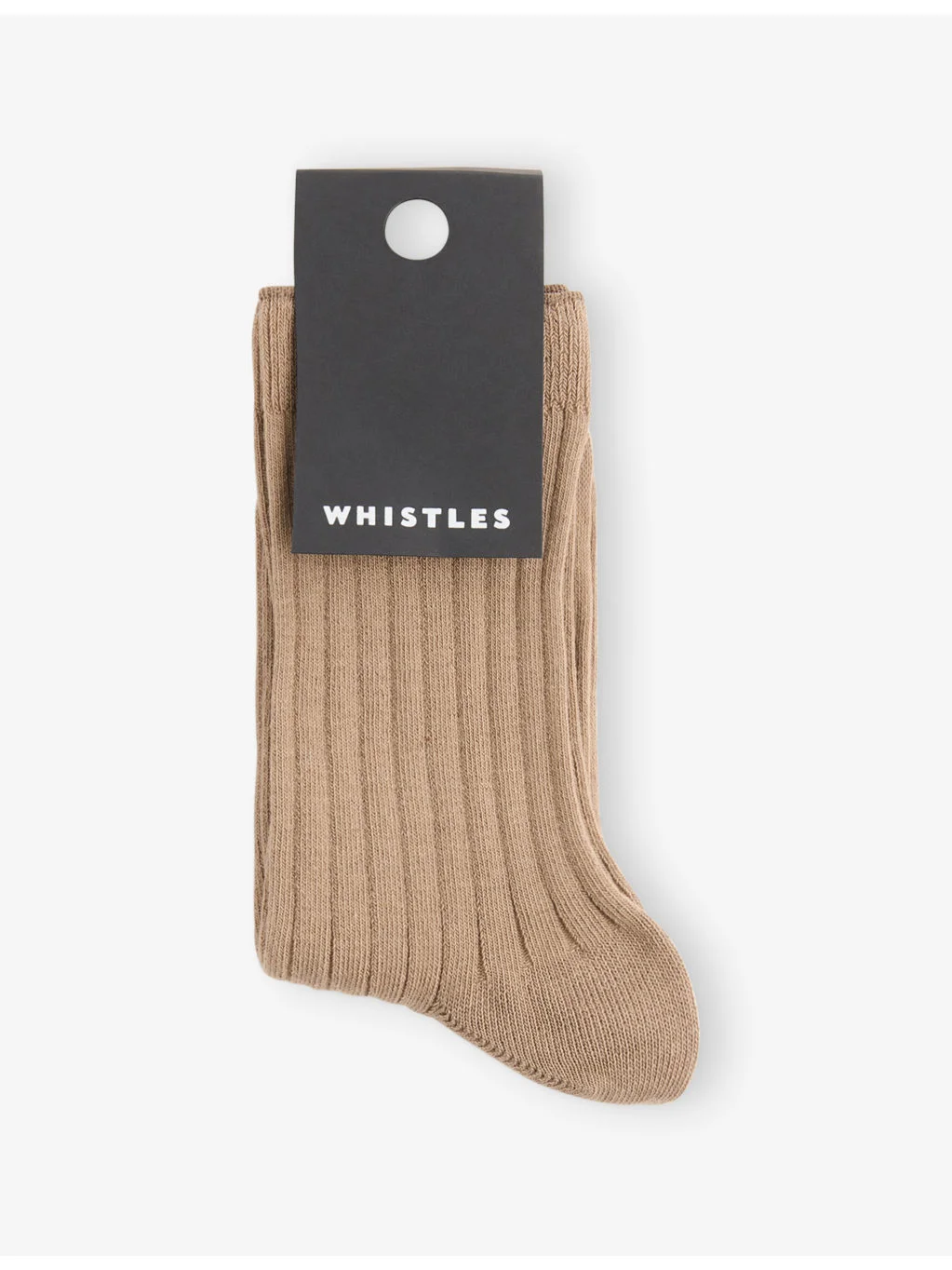 Classic Ribbed Stretch-Cotton Socks - 1