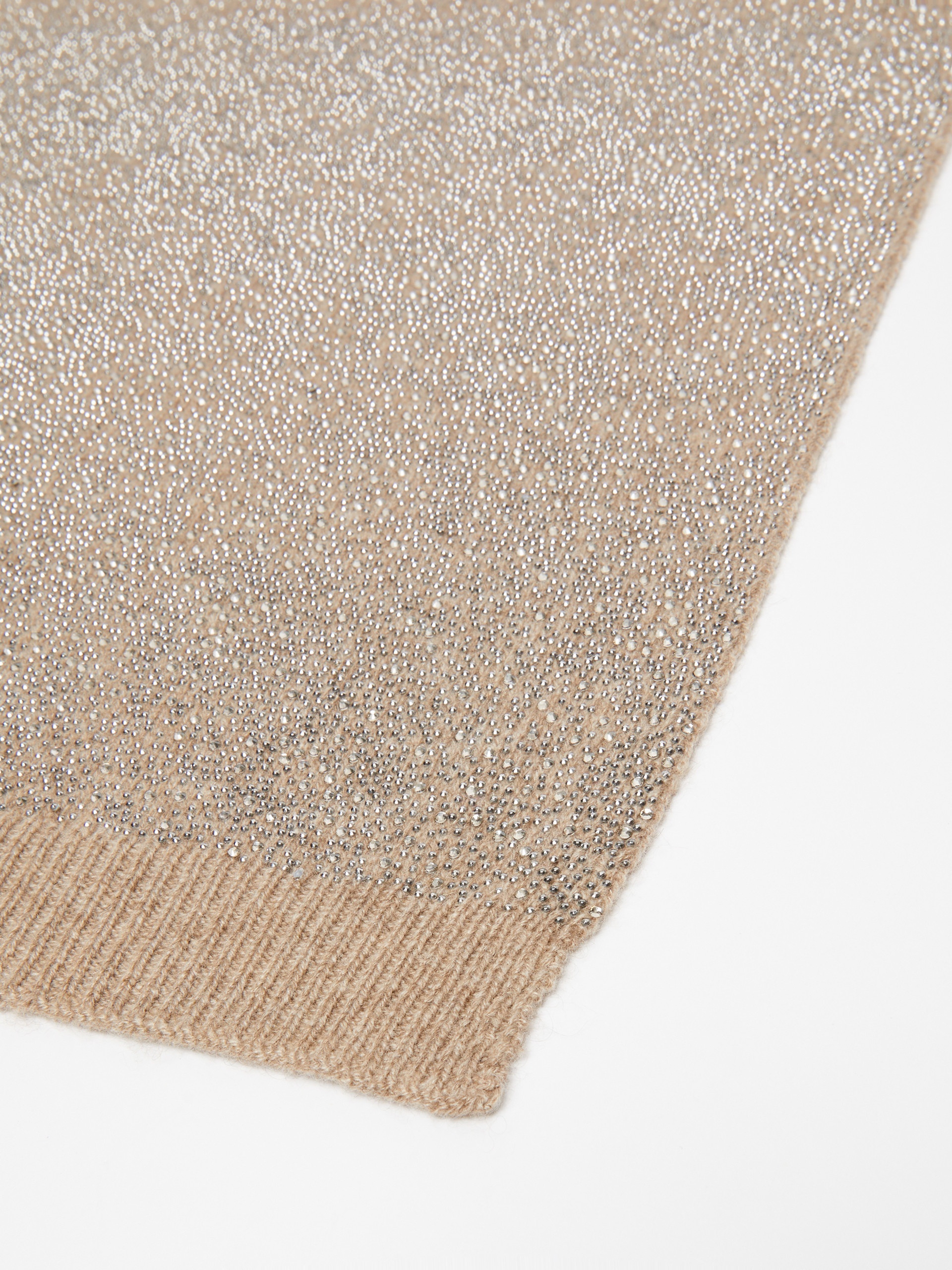 BARI Cashmere and rhinestone scarf - 2