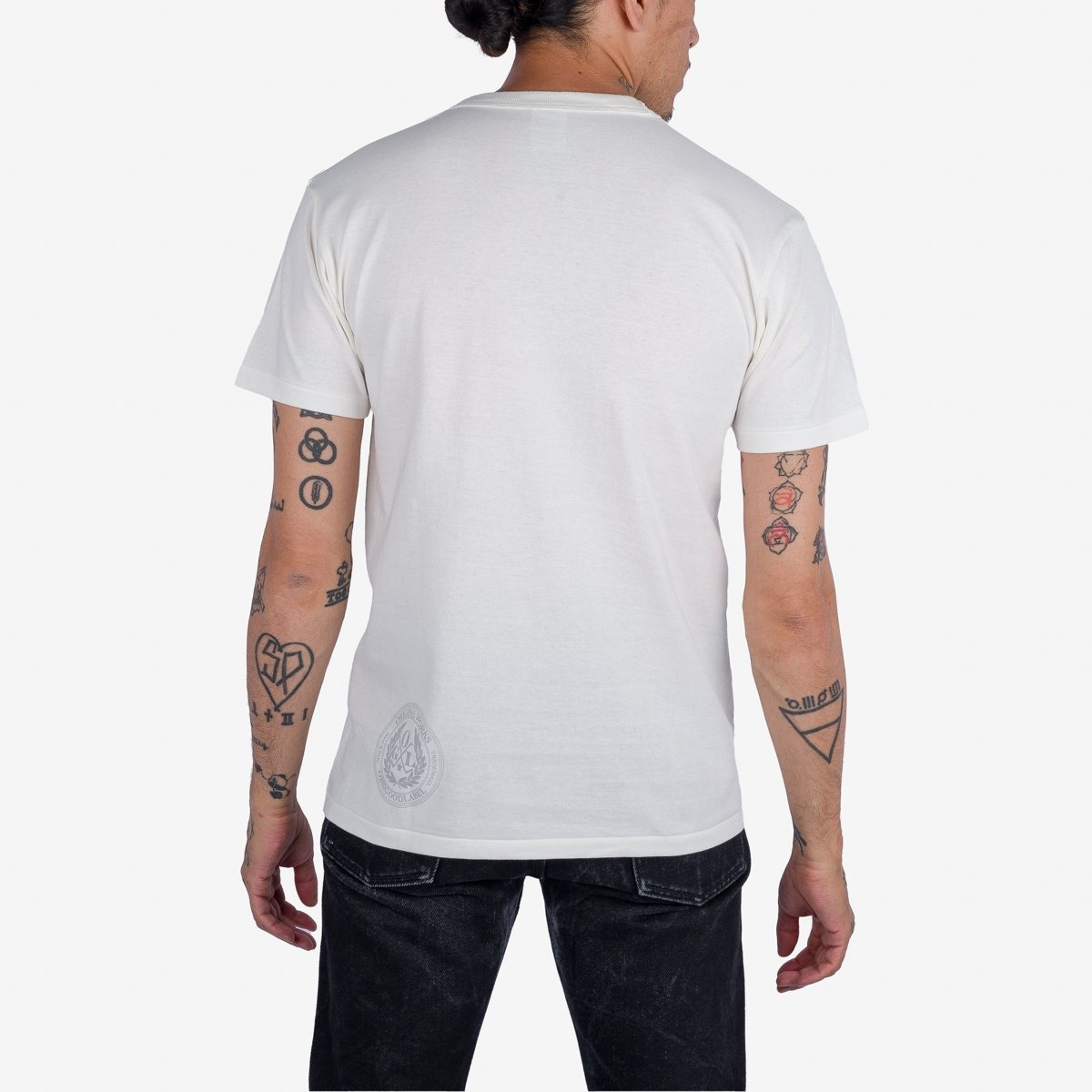 OGL-TEE-WX2-WHT OGL 6.2oz Pocket Tee - White - 3