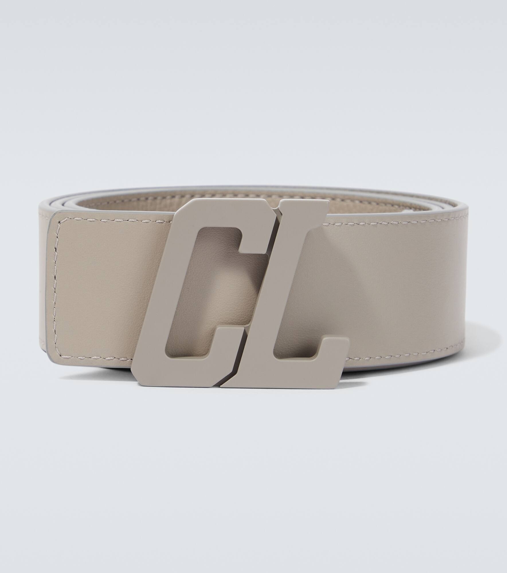 Happy Rui CL Logo leather belt - 5