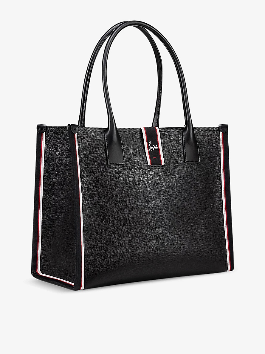 Nastroloubi grained-leather tote bag - 2
