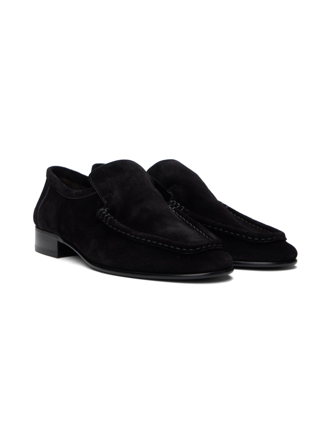 Black New Soft Loafers - 4