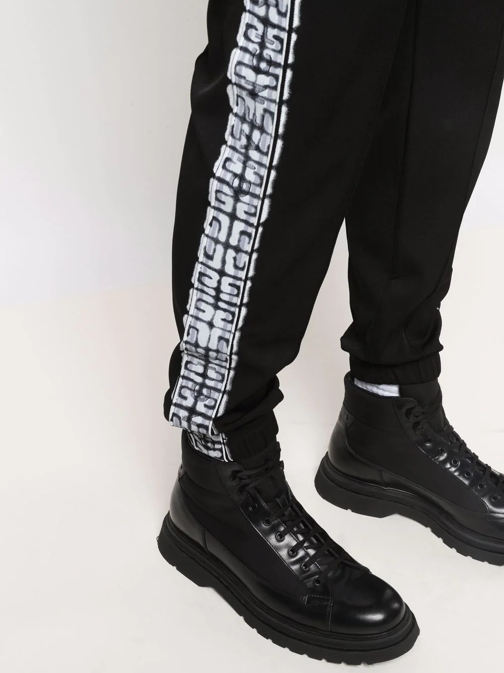 4G-trim tapered track trousers - 5