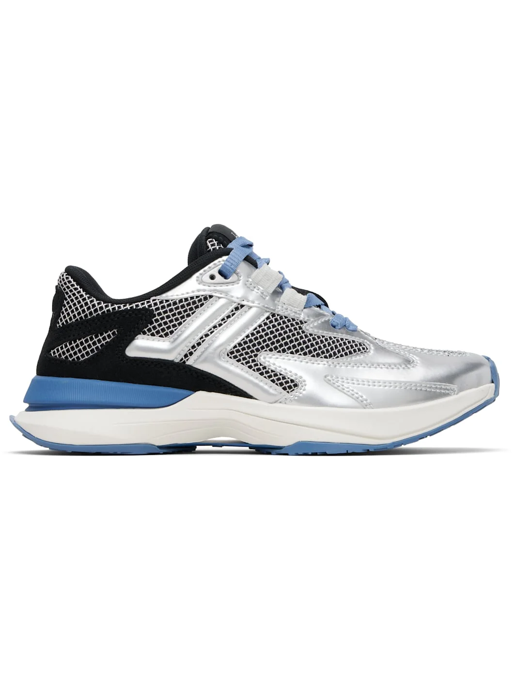 Silver & Black JLA Sneakers - 1