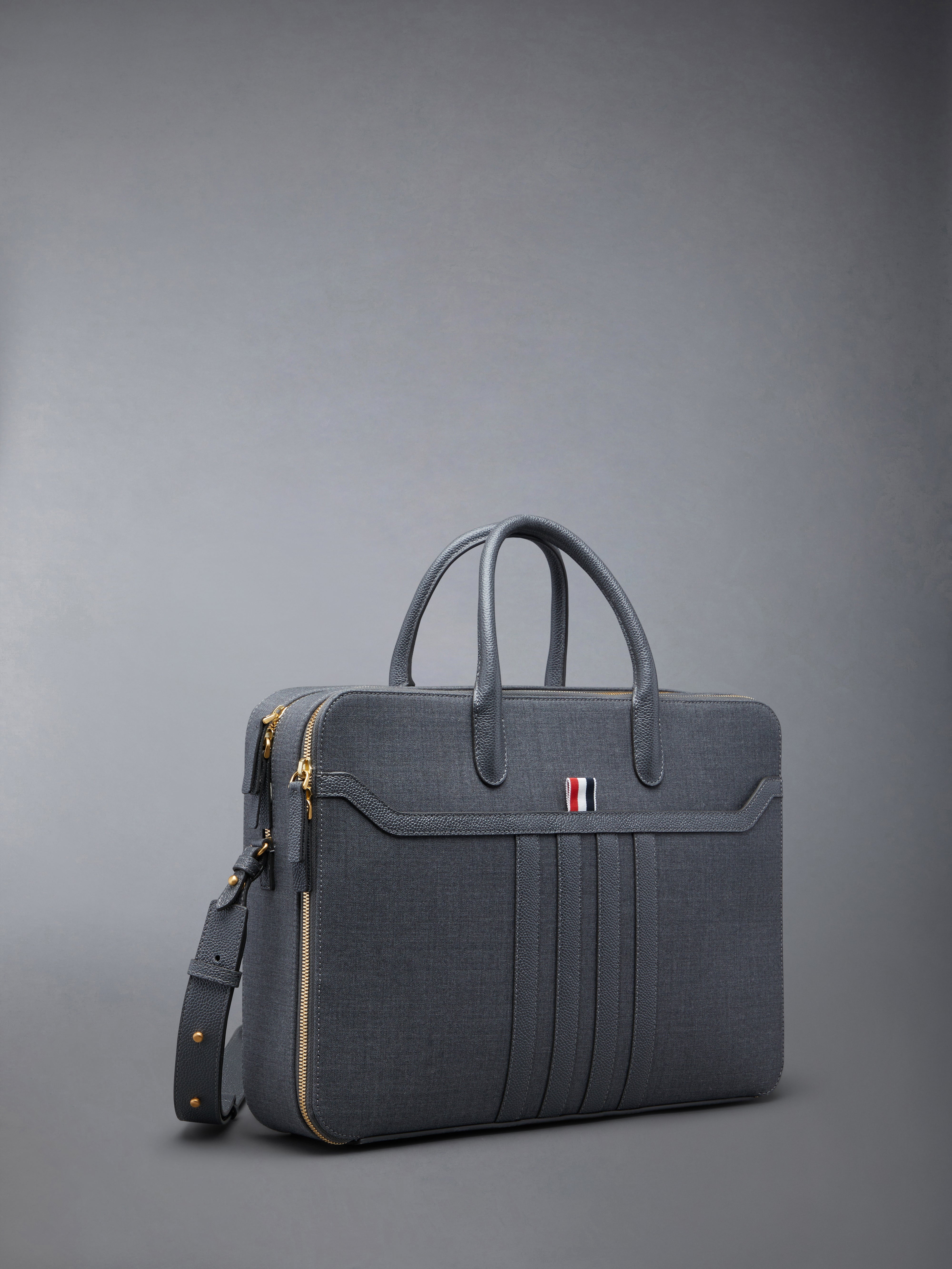 WOOL 4-BAR BUSINESS BAG - 2