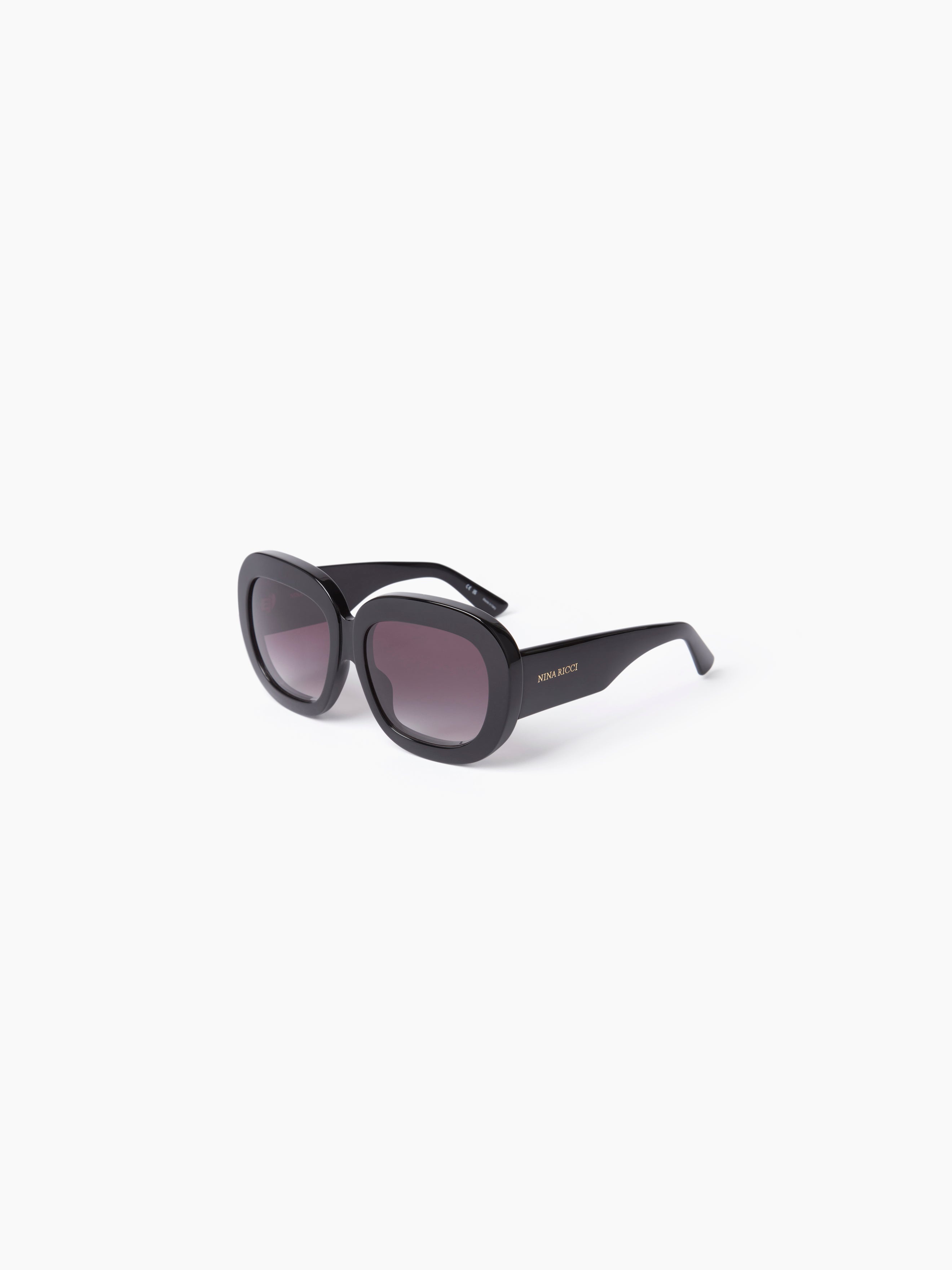 WAVES ROUND BLACK SUNGLASSES - 15