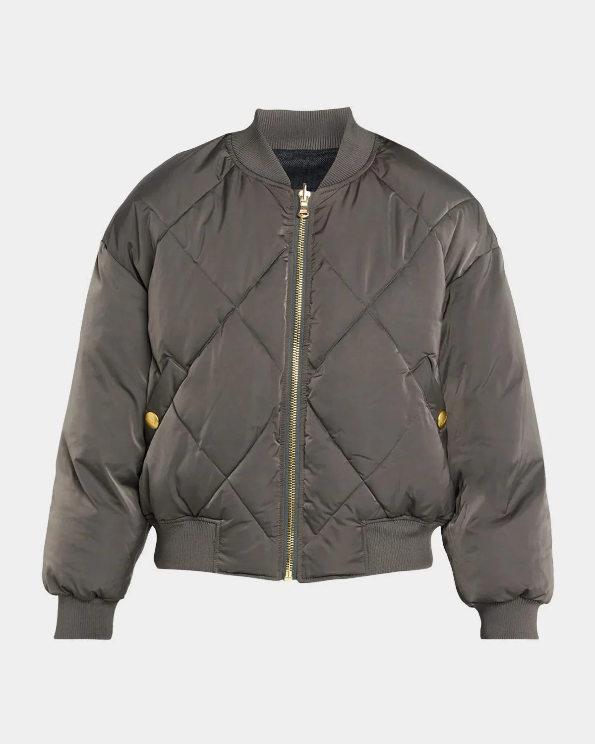 Violeta Reversible Quilted Puffer Bomber Jacket - 1