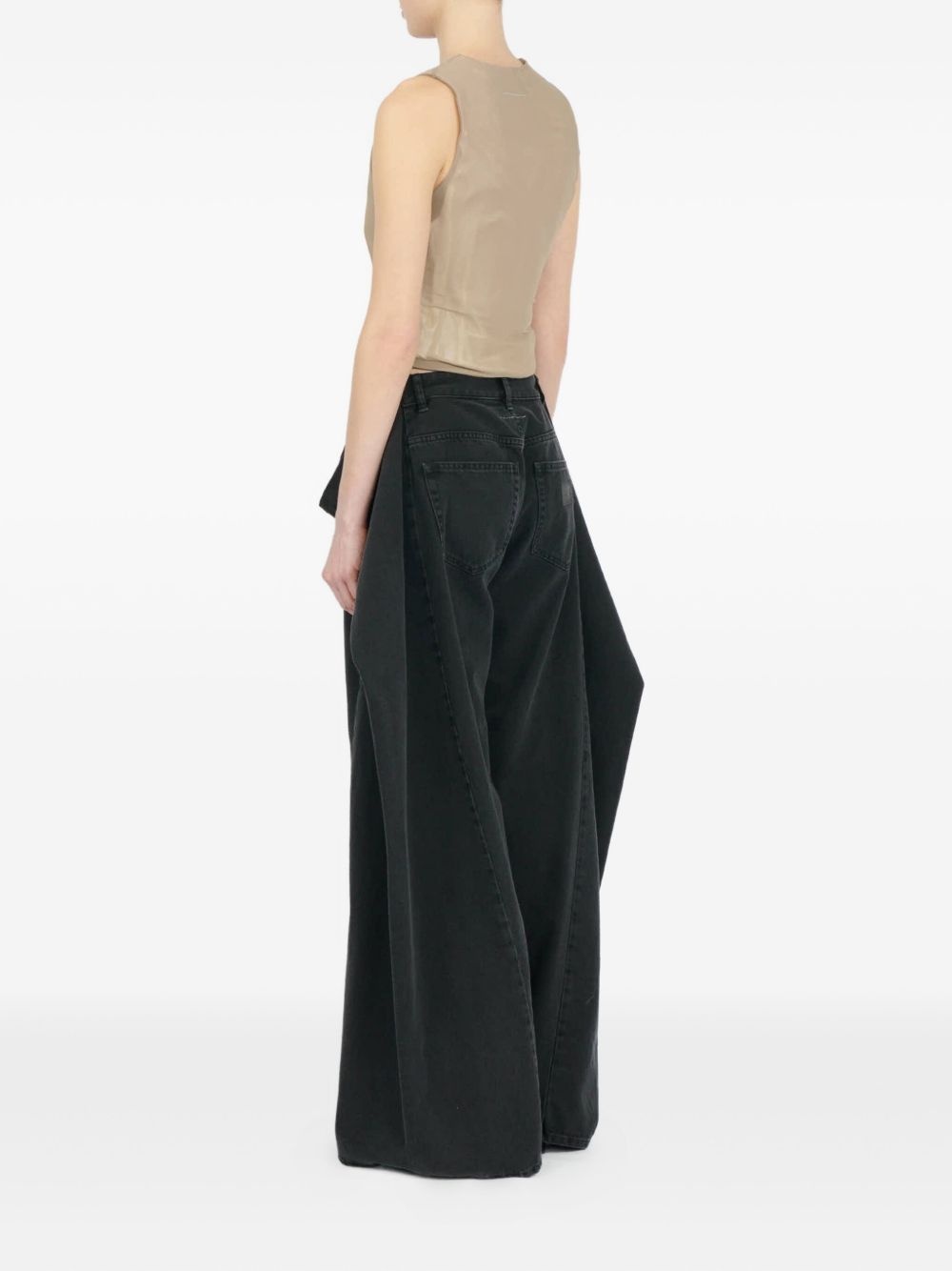 satin button-up waistcoat - 5