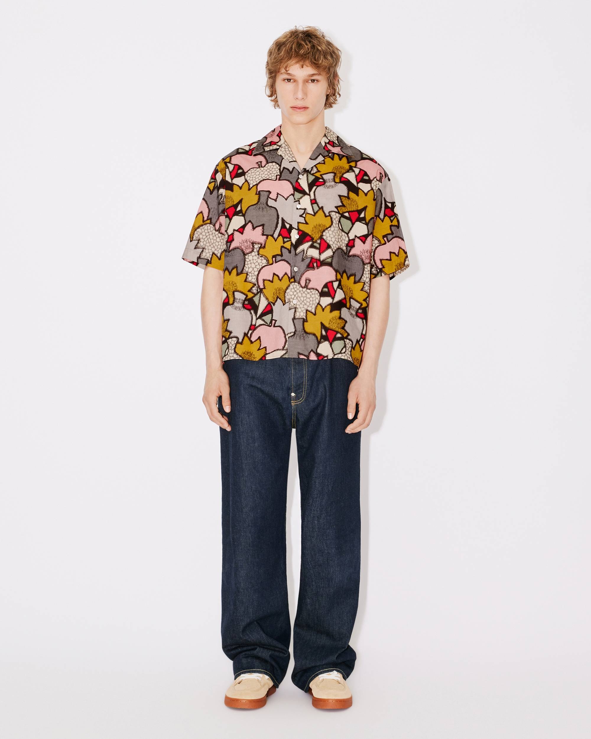 'KENZO Kimono Camo' Hawaiian shirt - 5