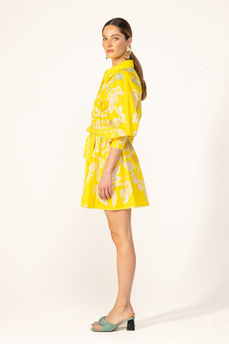 Mini Dress Conti - Yellow Ritual 5