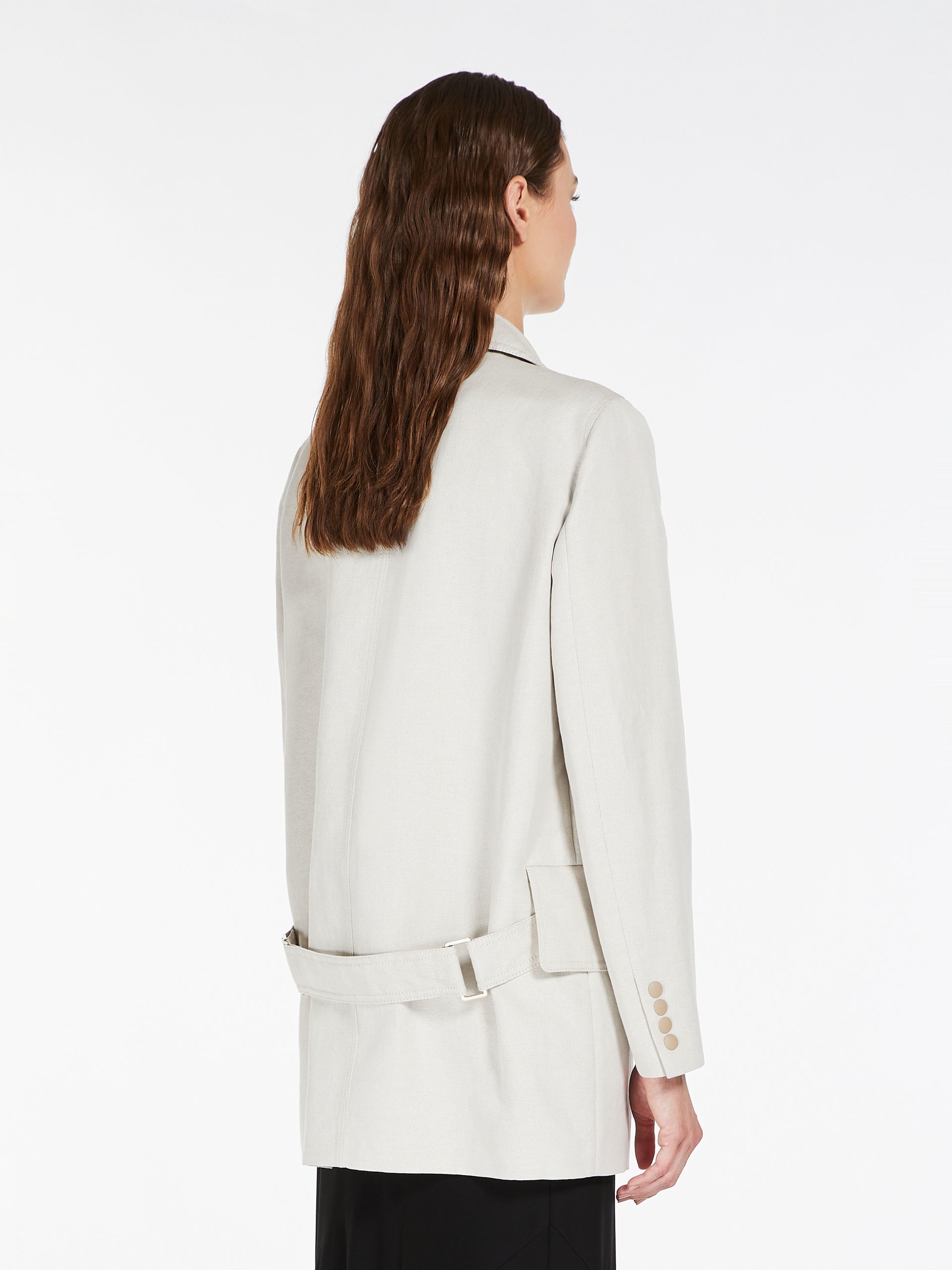 MOSA Linen and cotton canvas jacket - 4