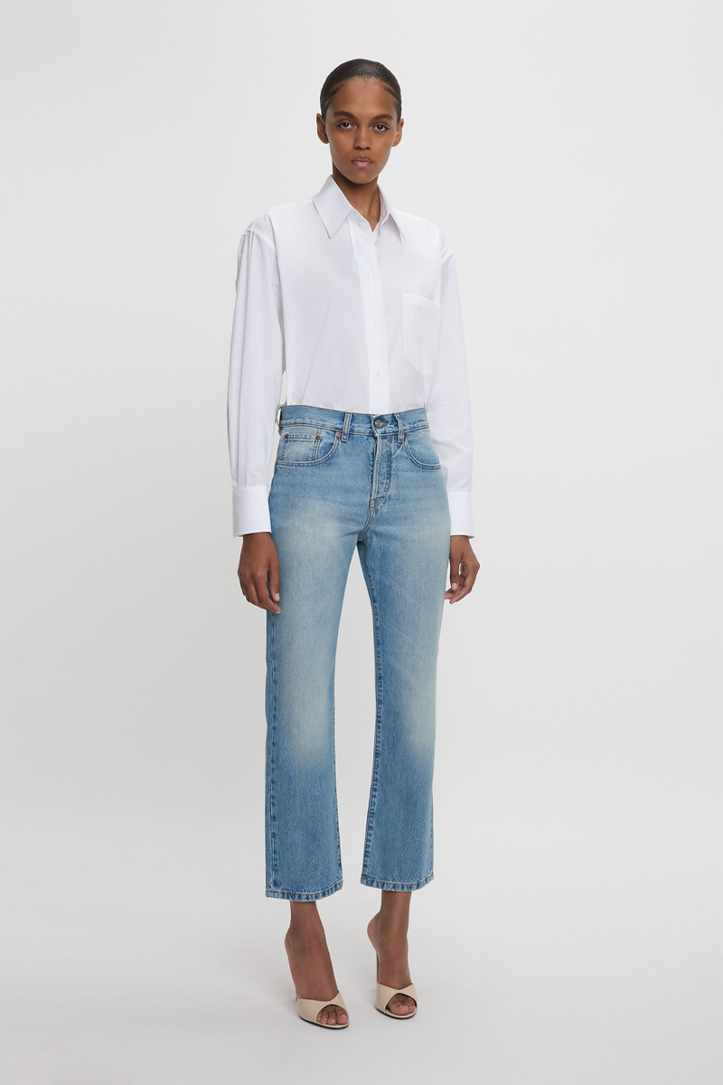 Victoria Mid-Rise Jean In Light Blue 3