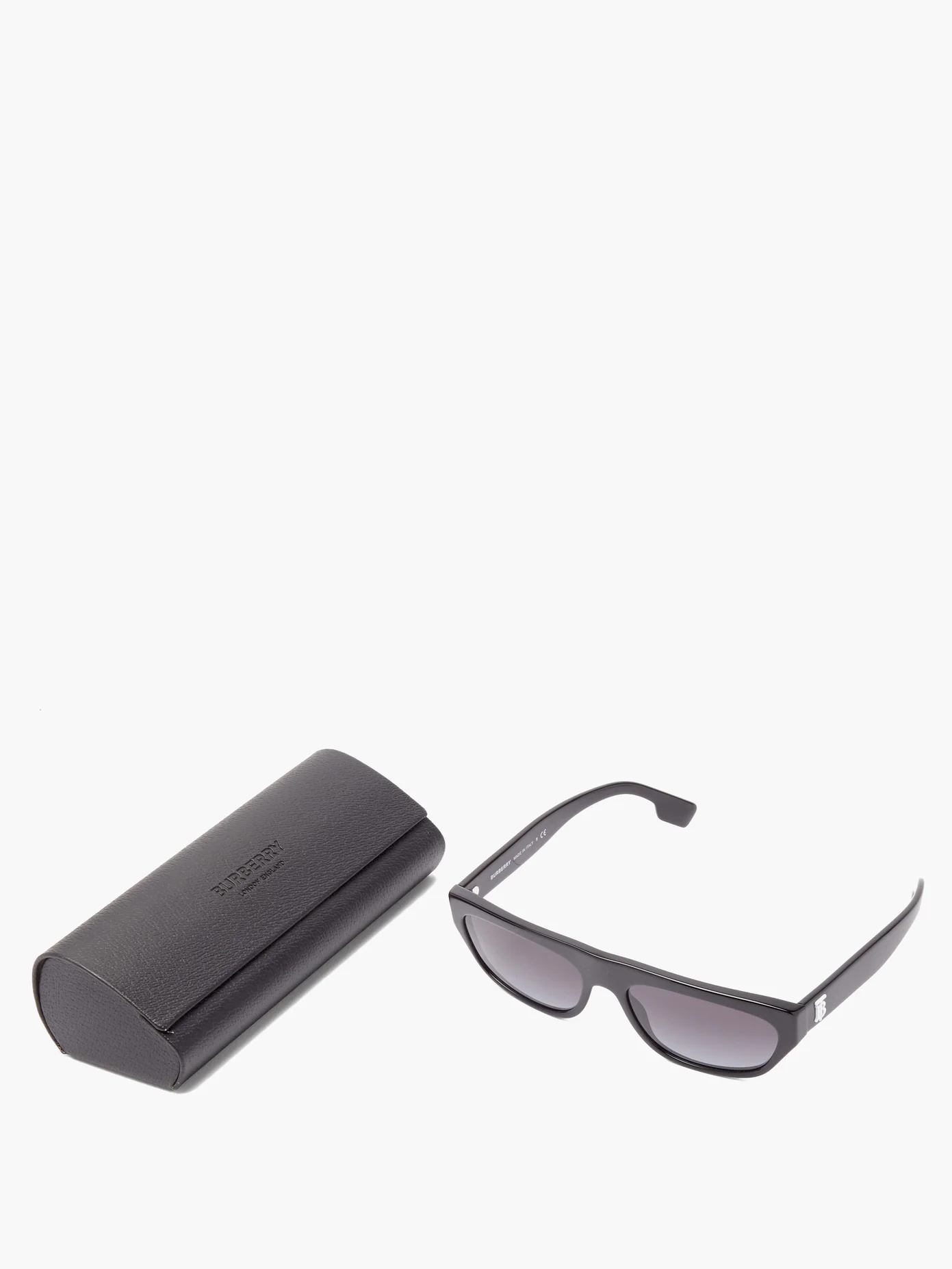 TB-logo slim D-frame acetate sunglasses - 5