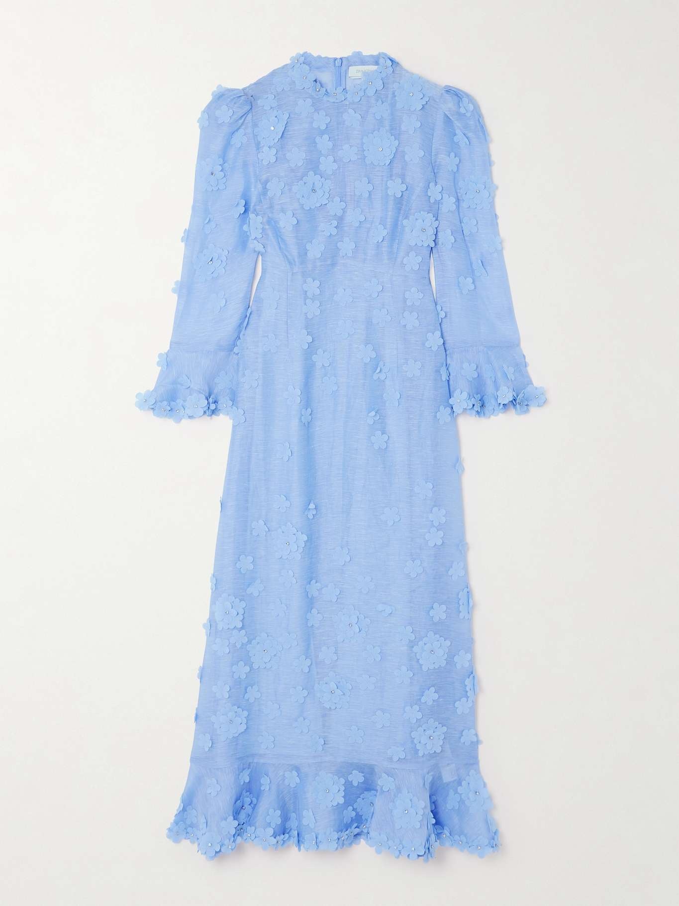 Zimmermann Matchmaker appliquéd crystal-embellished linen