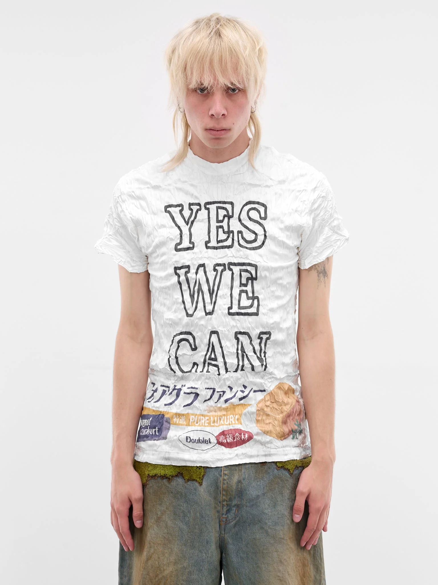 White Foie Gras Can Graphic Tee - 1