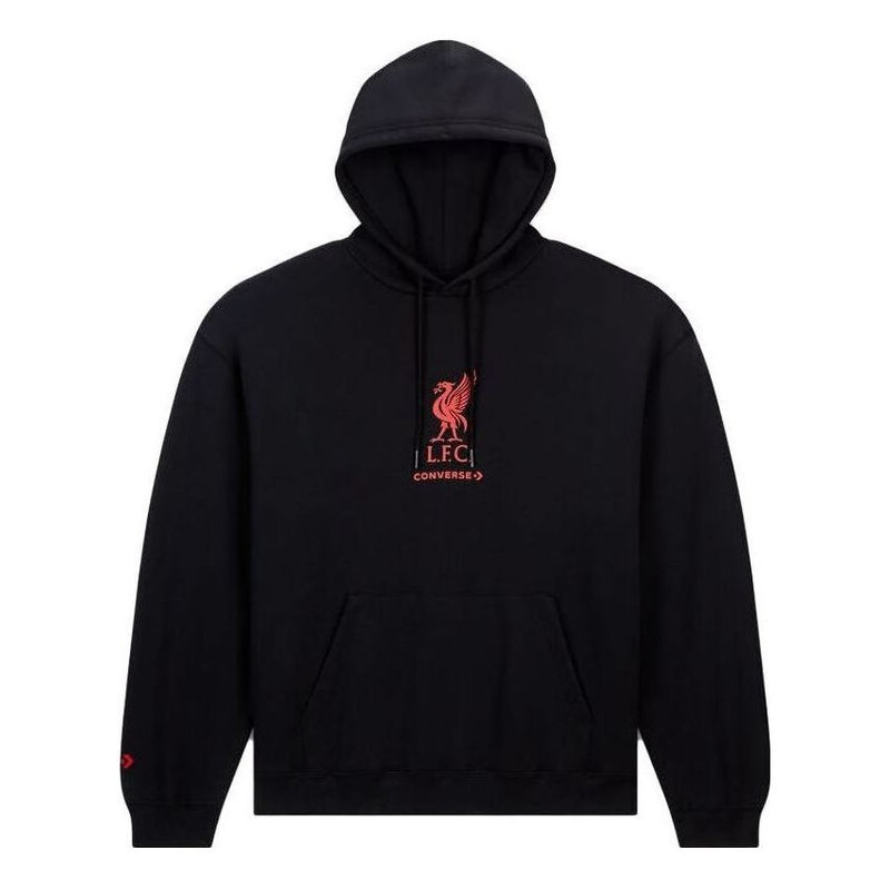 Converse x LFC Loose-Fit Logo Hoodie 'Black' 10026265-A03 - 1