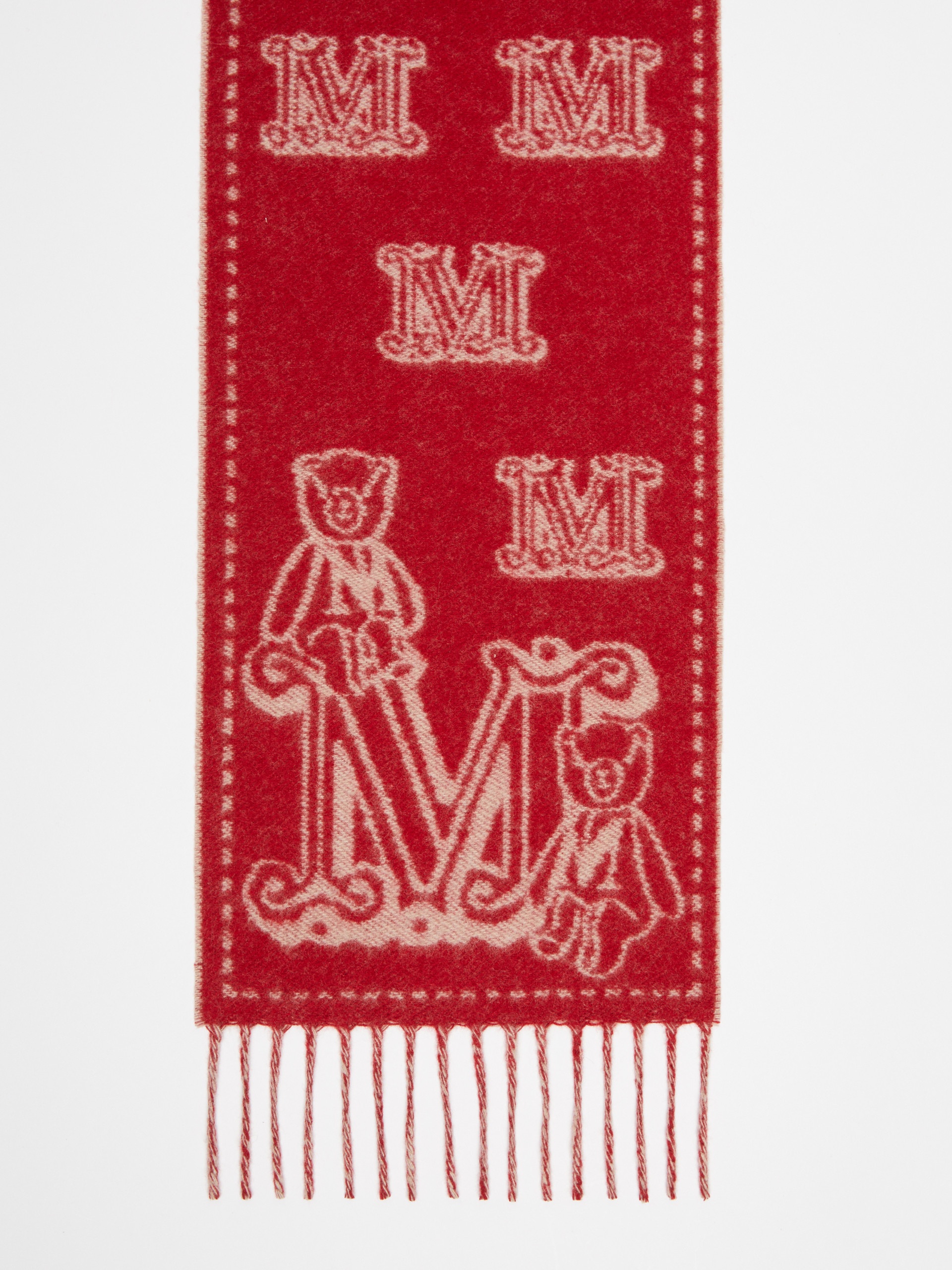 WSANIMA Jacquard cashmere scarf - 1