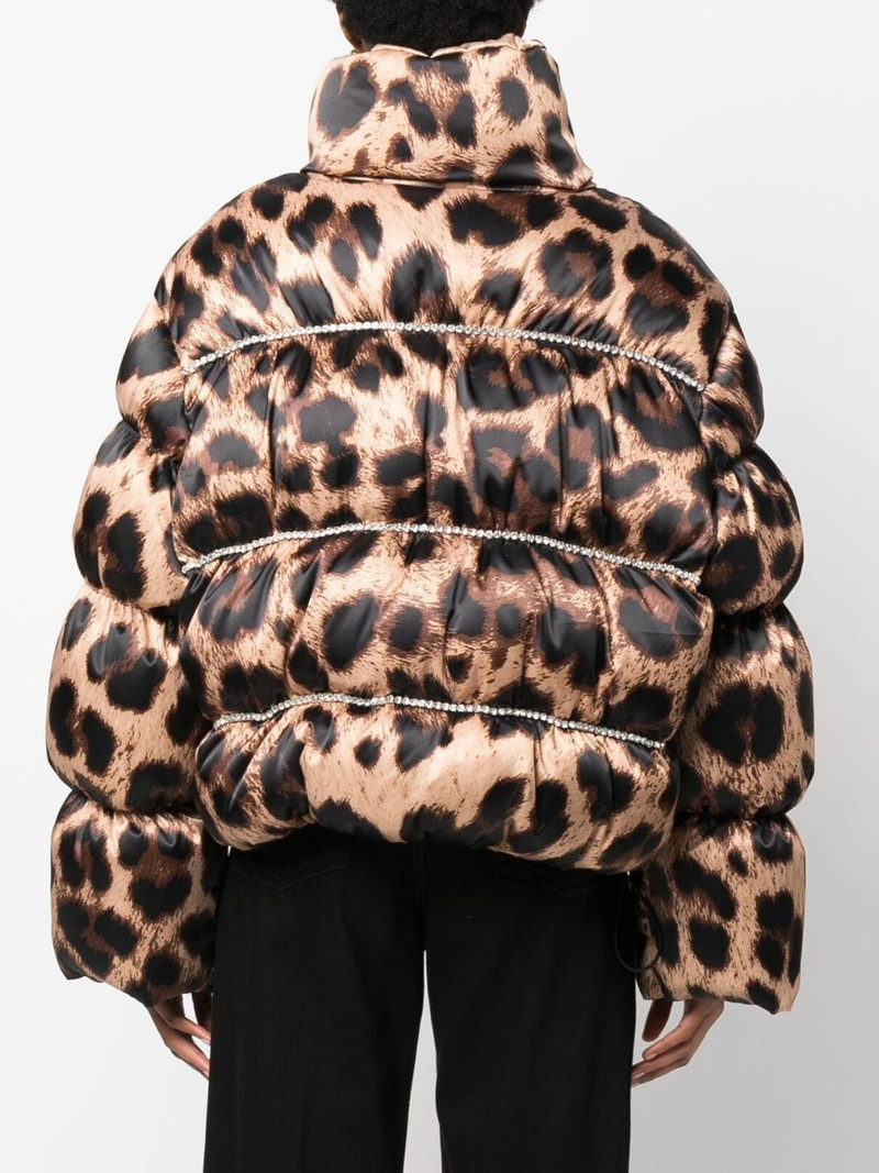 leopard-print puffer jacket 4