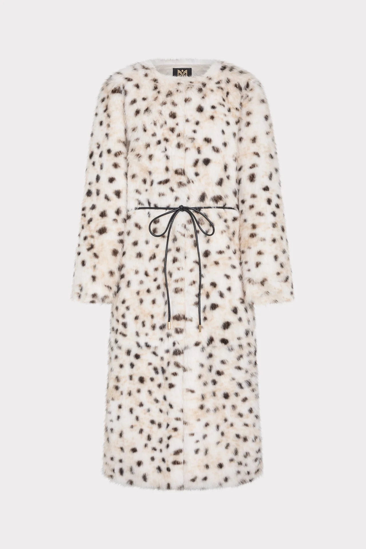 Eva Printed Faux Fur Coat - 1