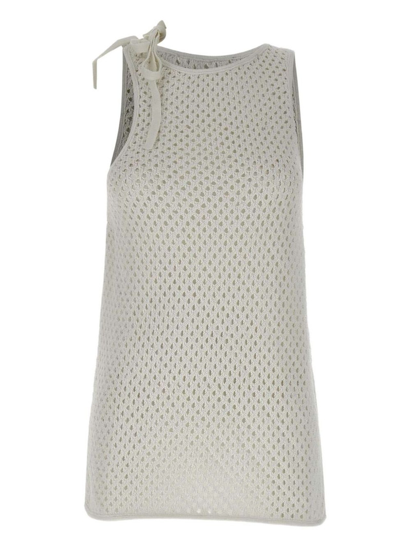 Fishnet tank top 1