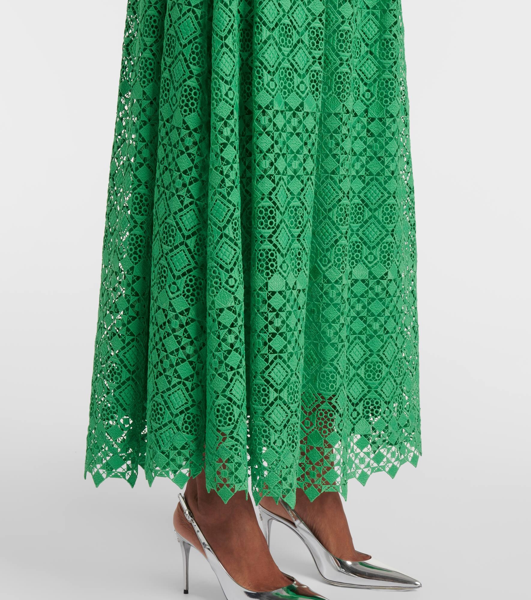 Halterneck midi dress - 5