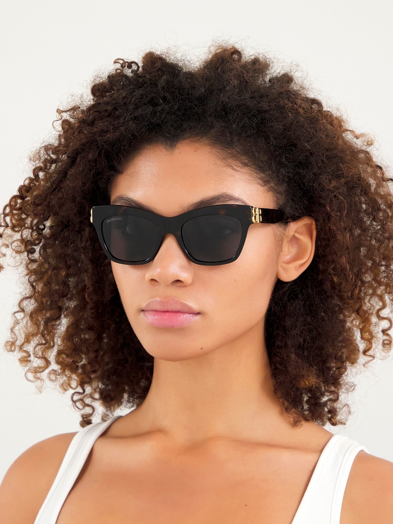 Square tortoiseshell-acetate sunglasses - 2