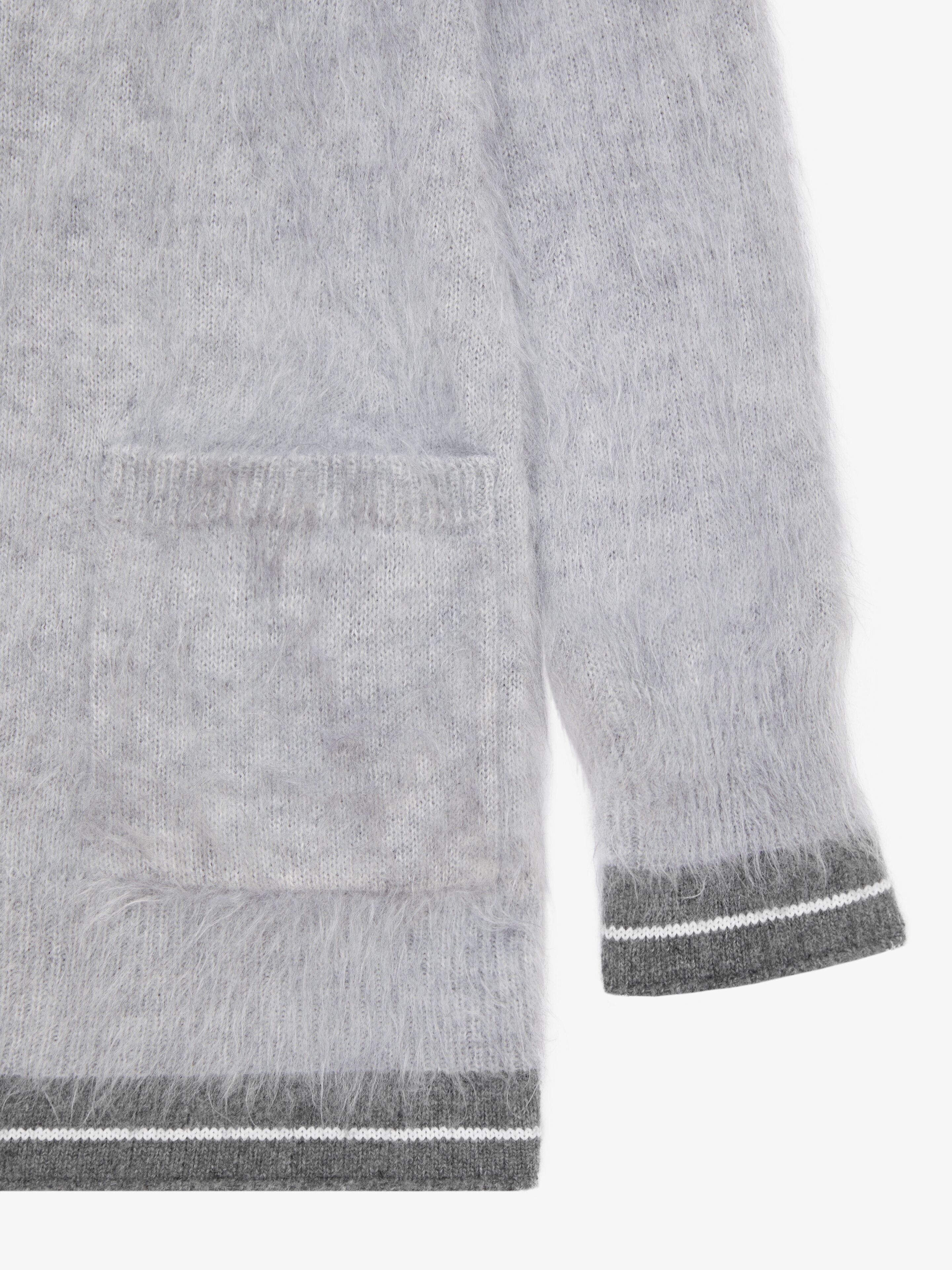 CARDIGAN IN GIVENCHY 4G BRUSHED MOHAIR - 6