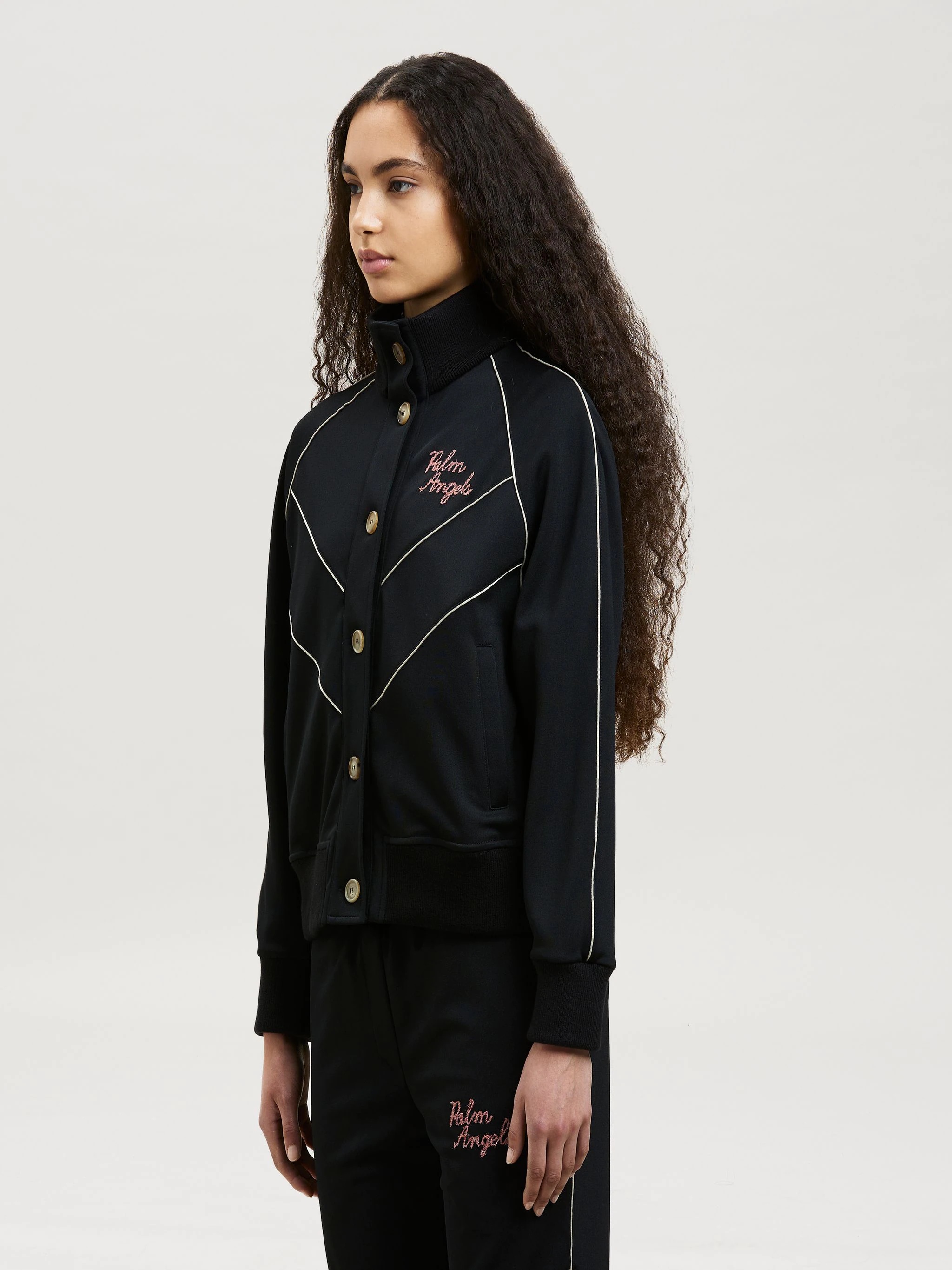 BUTTONED TRACK JACKET - 4