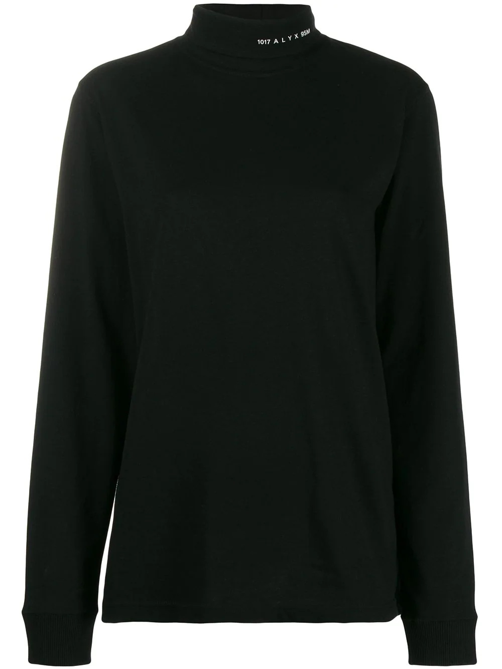 long sleeve roll neck top - 1