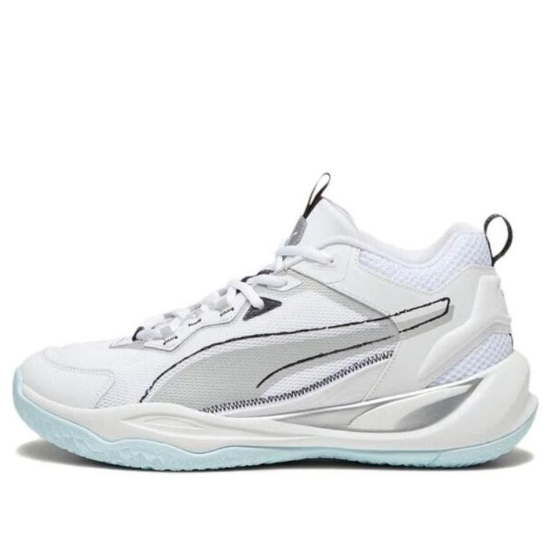 PUMA Playmaker 'White Grey Mint' 392330-02 - 1