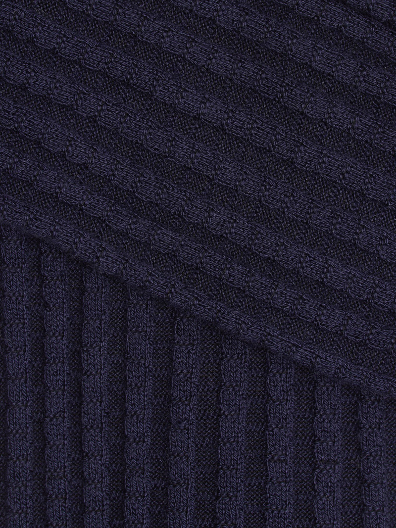 ZEGNA BLUE COTTON BLEND SOCKS outlook