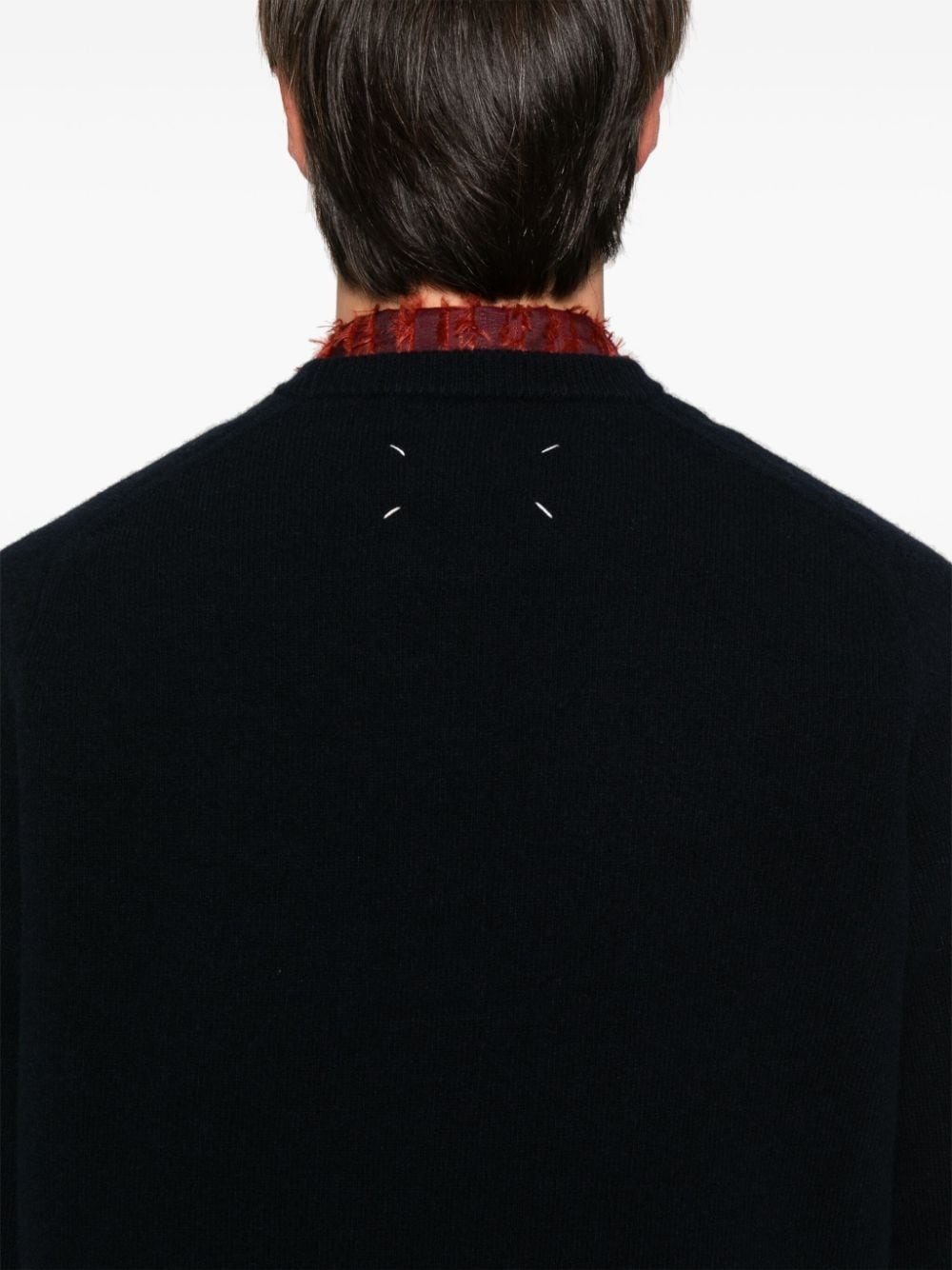 crew-neck wool jumper - 5