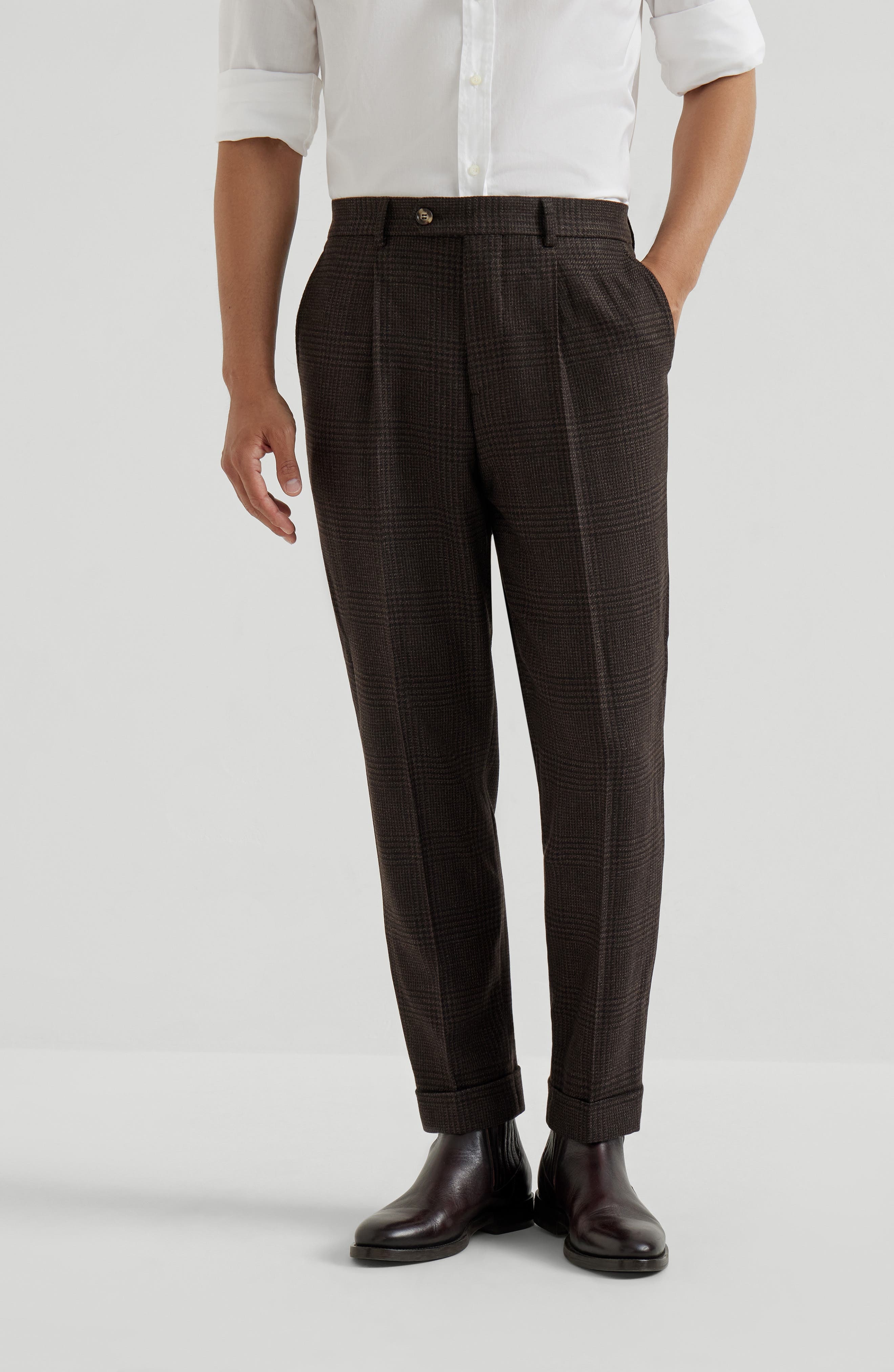Brunello Cucinelli Leisure fit trousers in Brown at Nordstrom - 2