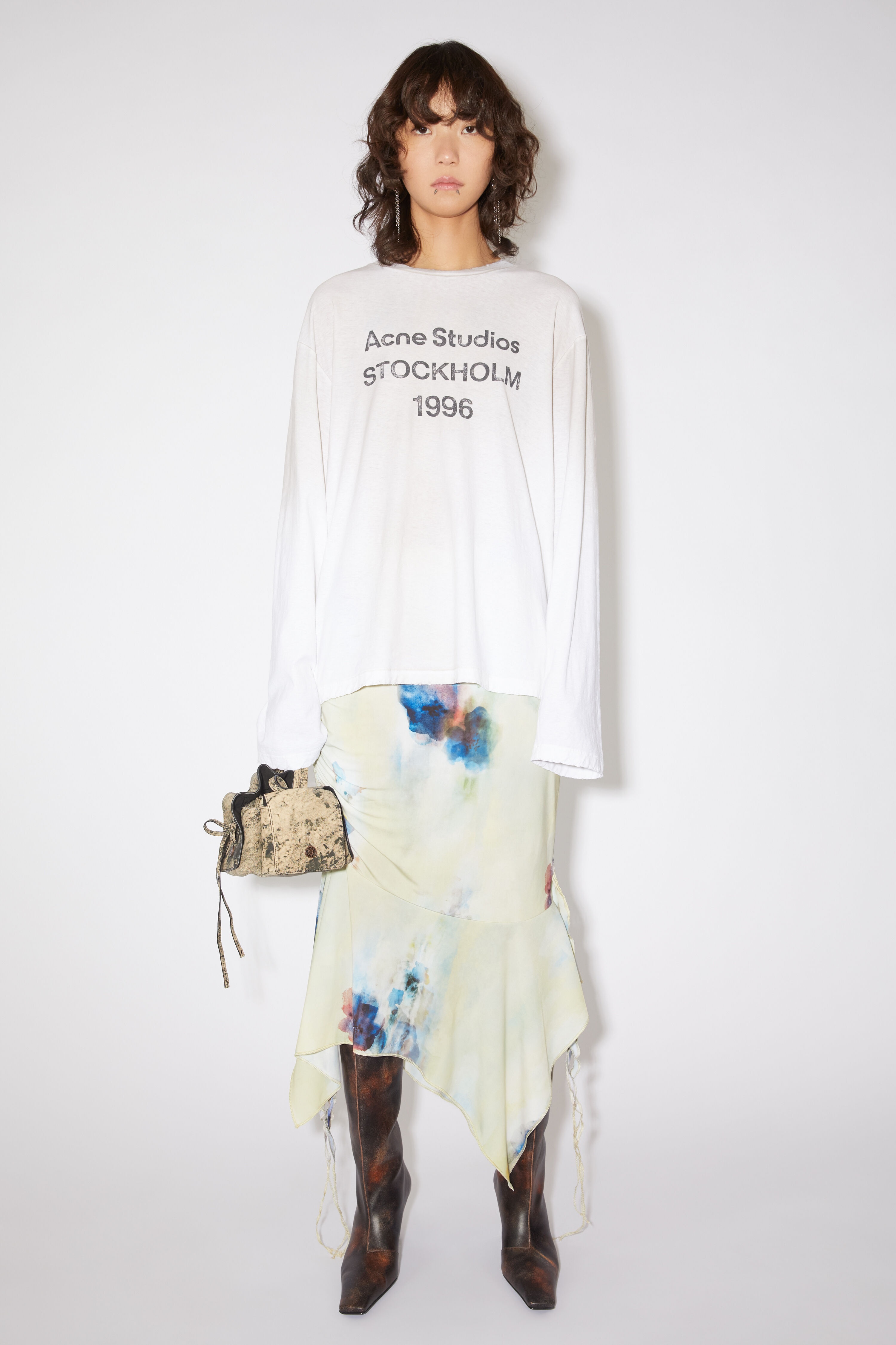 ACNE STUDIOS VISCOSE MIDI SKIRT アクネ スタジオズ AF0423-900_1.jpg