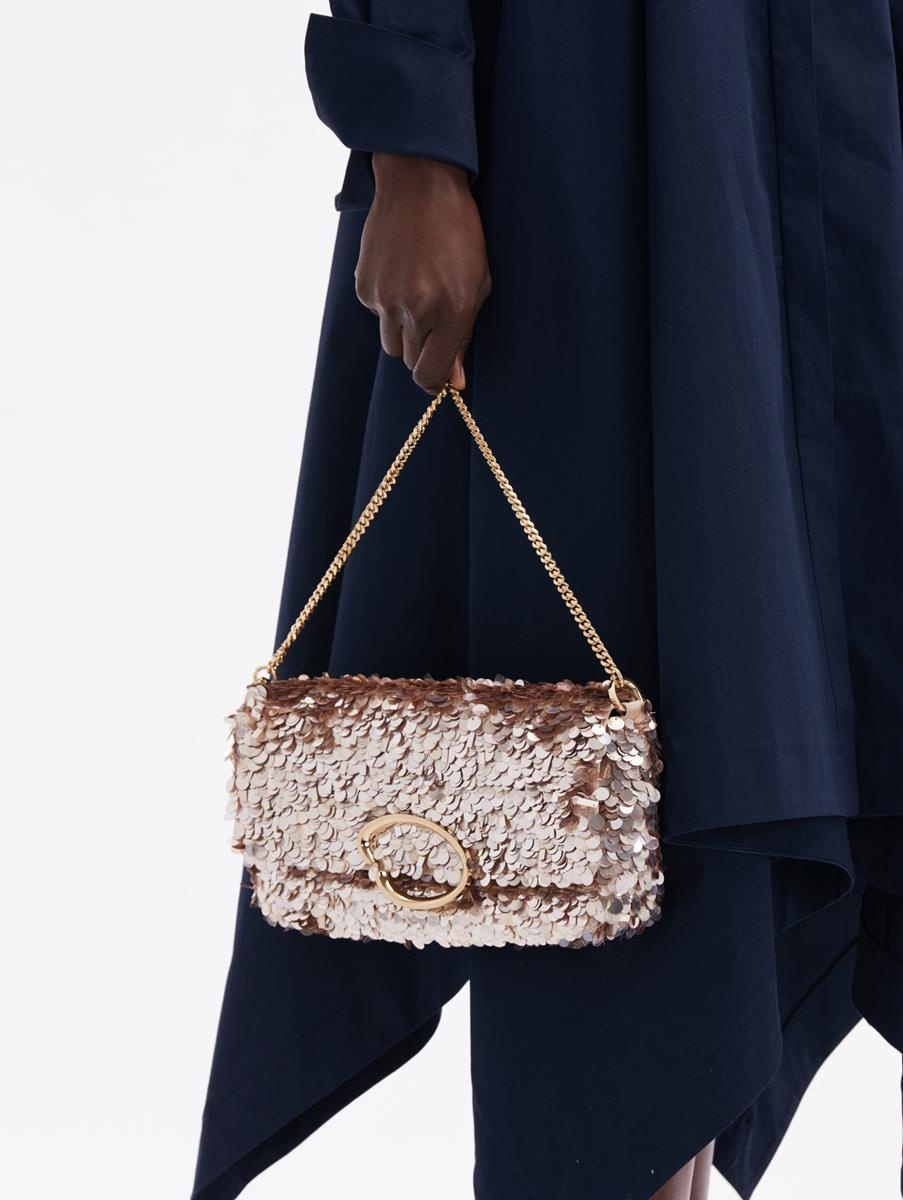 SEQUIN EMBROIDERED SHOULDER BAG - 2