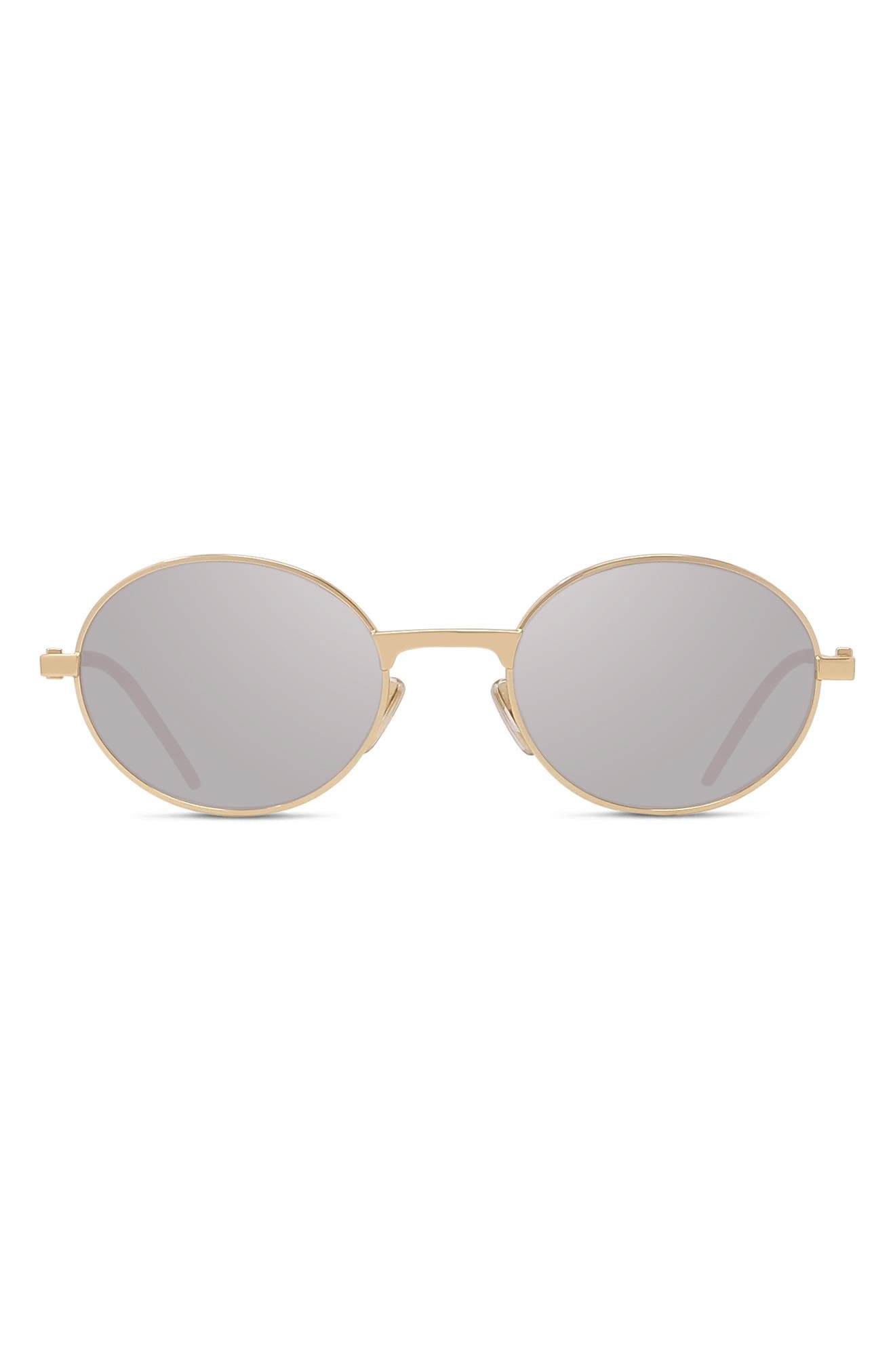 Givenchy GV Speed 51mm Phantos Sunglasses in Shiny Endura Gold /Smoke at Nordstrom - 1