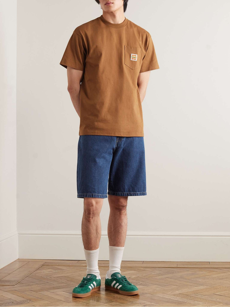 Carhartt Landon Wide-Leg Denim Shorts outlook