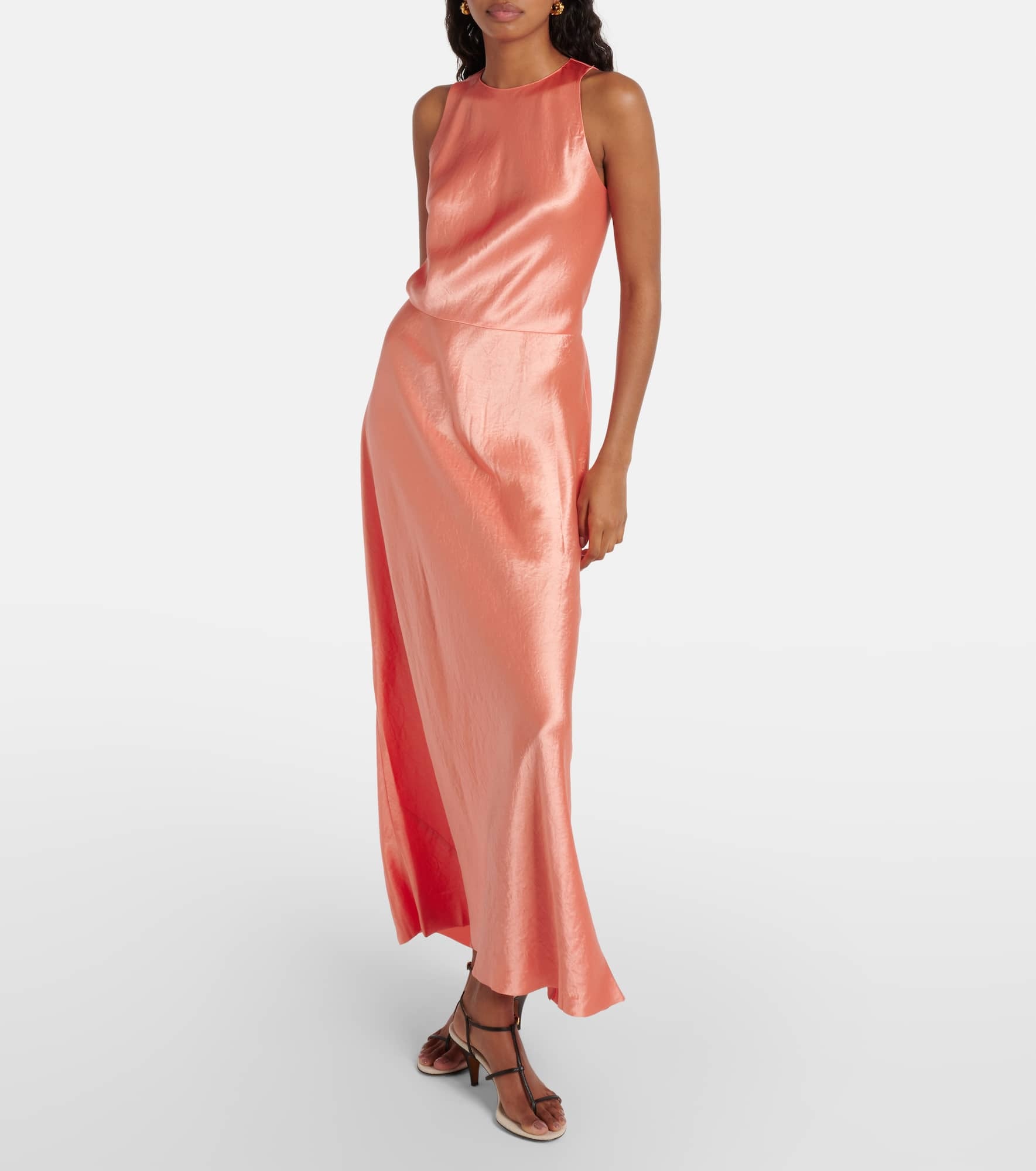 Satin maxi dress - 2