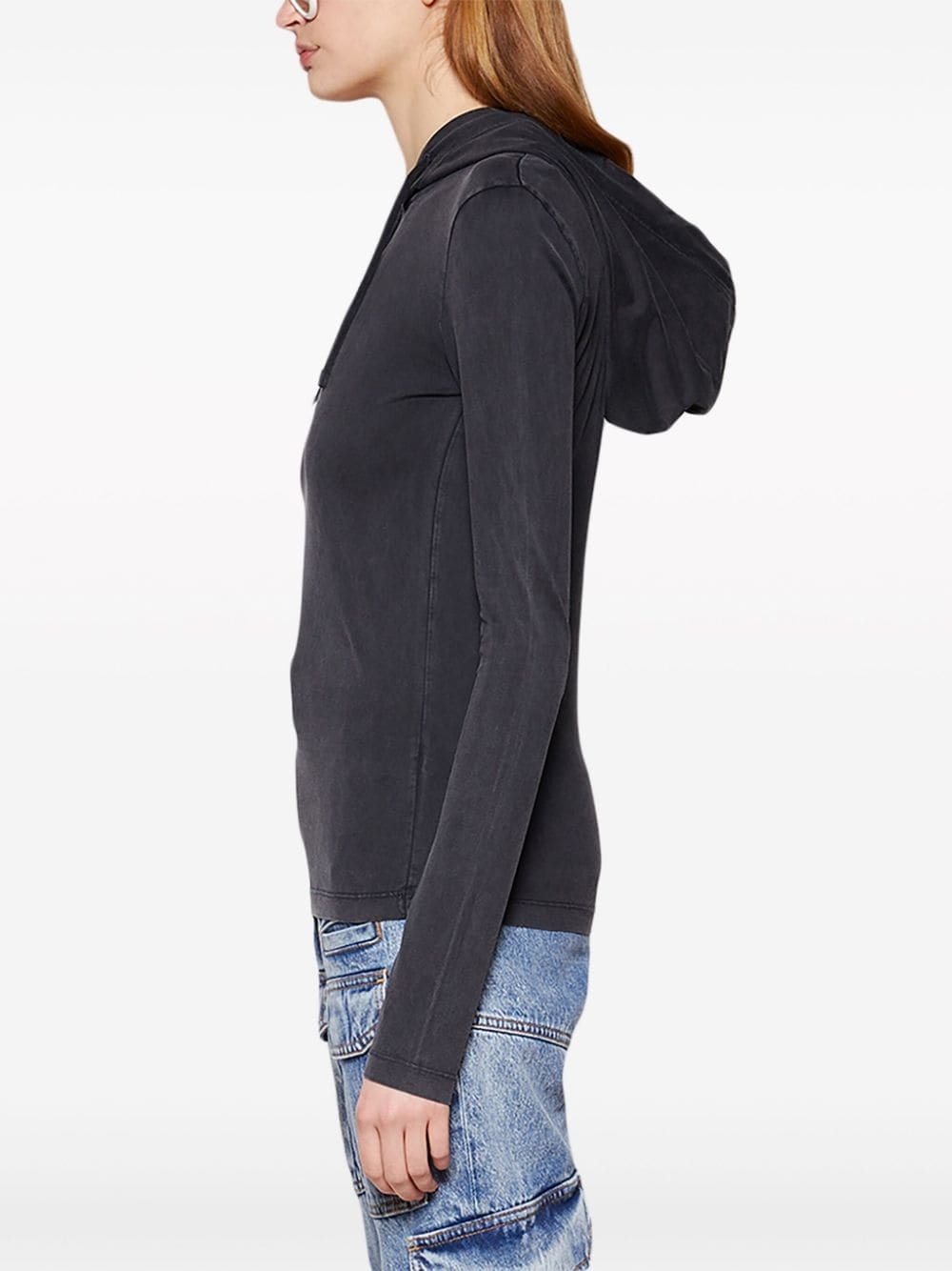4G-plaque cotton hoodie - 4