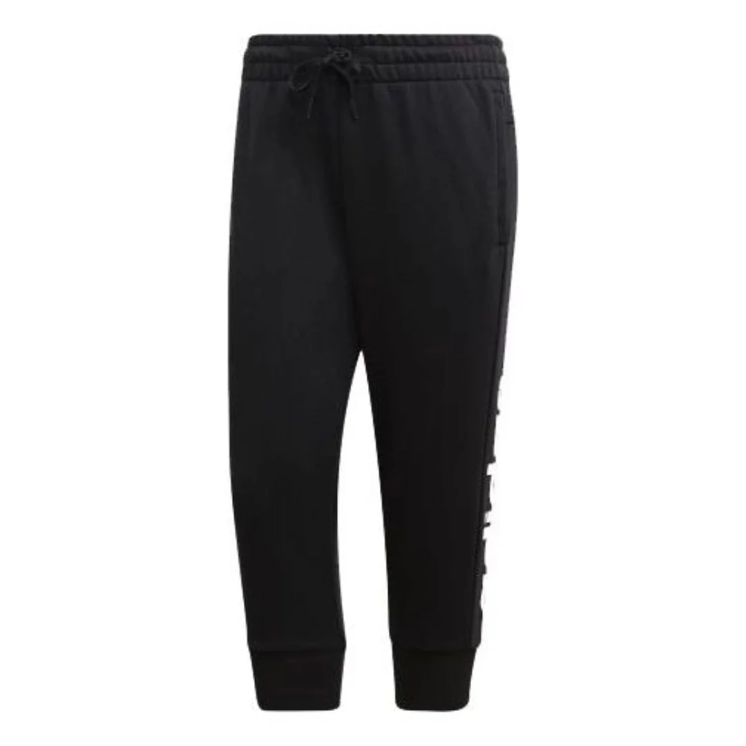 (WMNS) adidas Essentials Linear 3/4 Pants Asia Sizing 'Black' DP2397 - 1