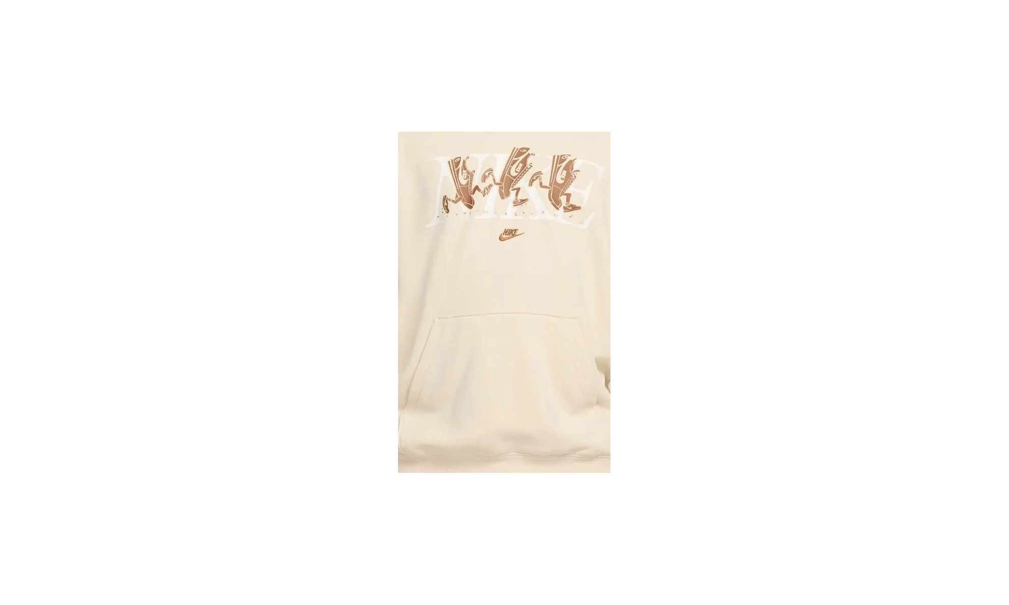 Club French Terry Hoodie "SAIL / BROWN" - 2