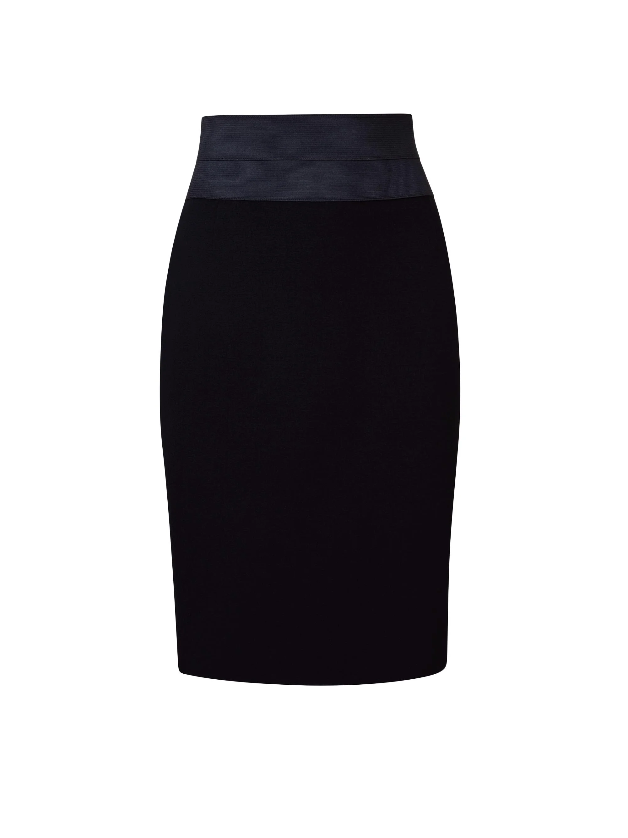Women's Essentials High-Waist Pencil Skirt - Black - 1