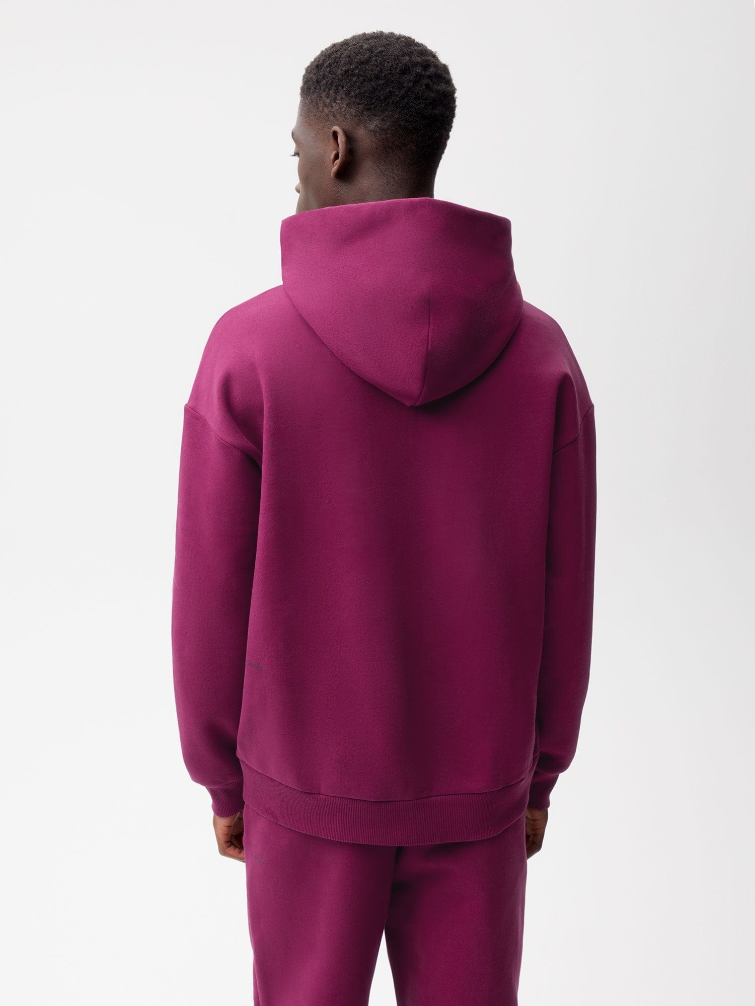 Mens 365 Heavyweight Hoodie - Plum Purple - 3