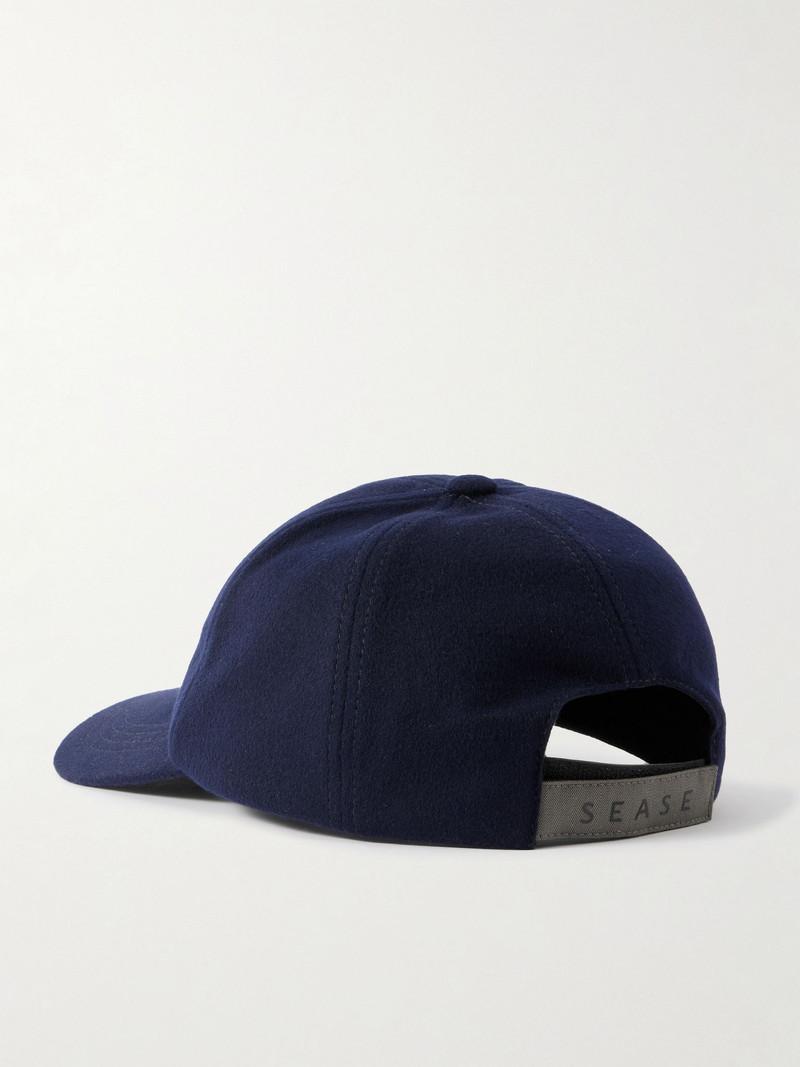 Cashmere Baseball Cap Navy 3