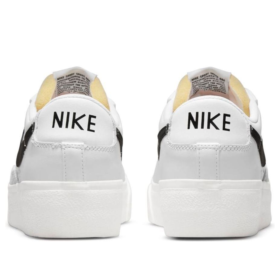 (WMNS) Nike Blazer Low Platform 'White Black' DJ0292-101 - 5