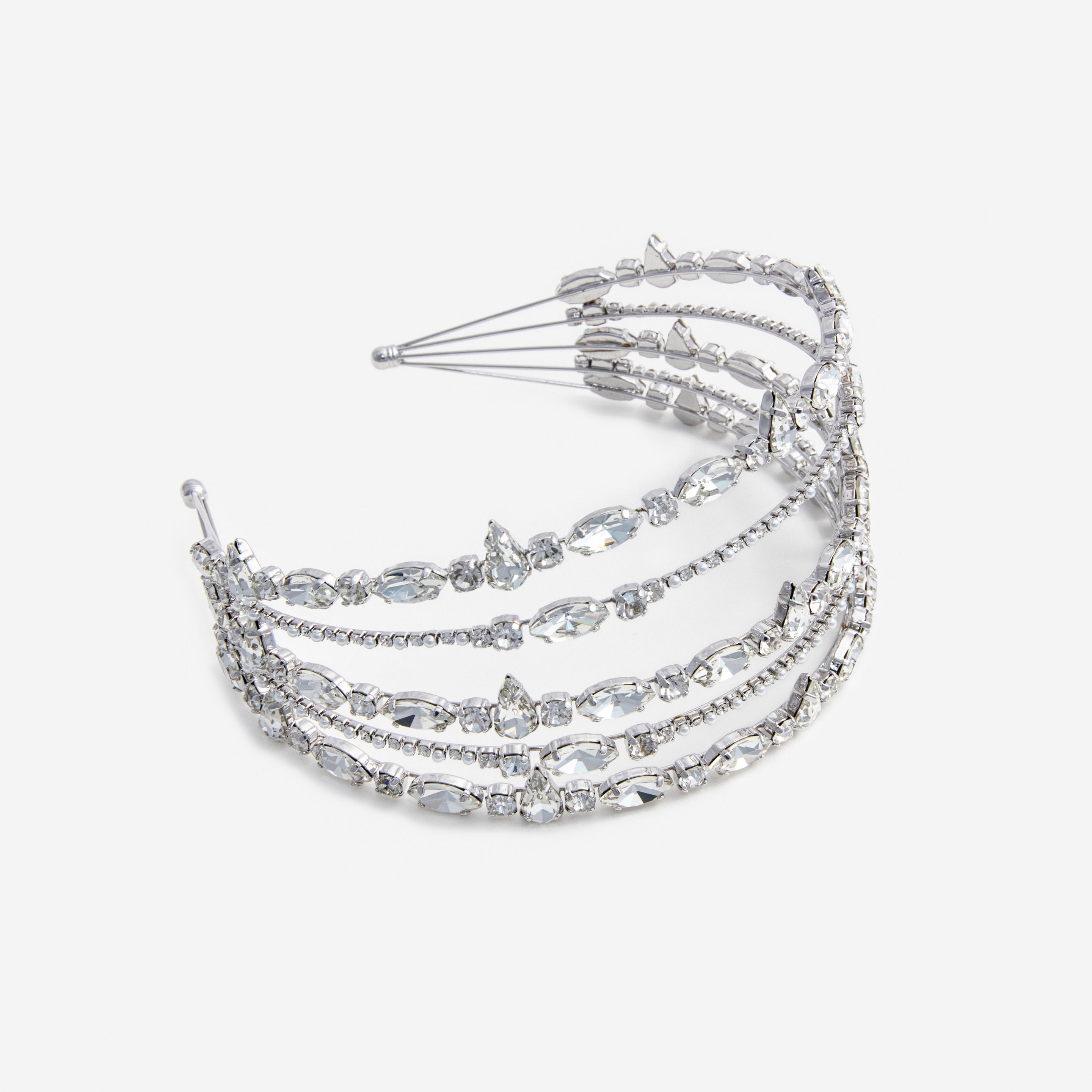 Crystal Embellished Headband - 1