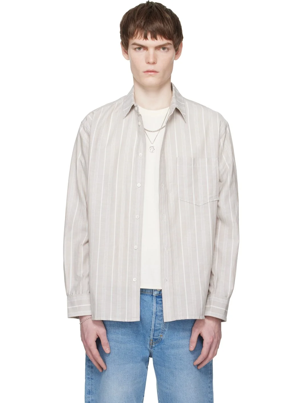 Taupe Byron Shirt - 1